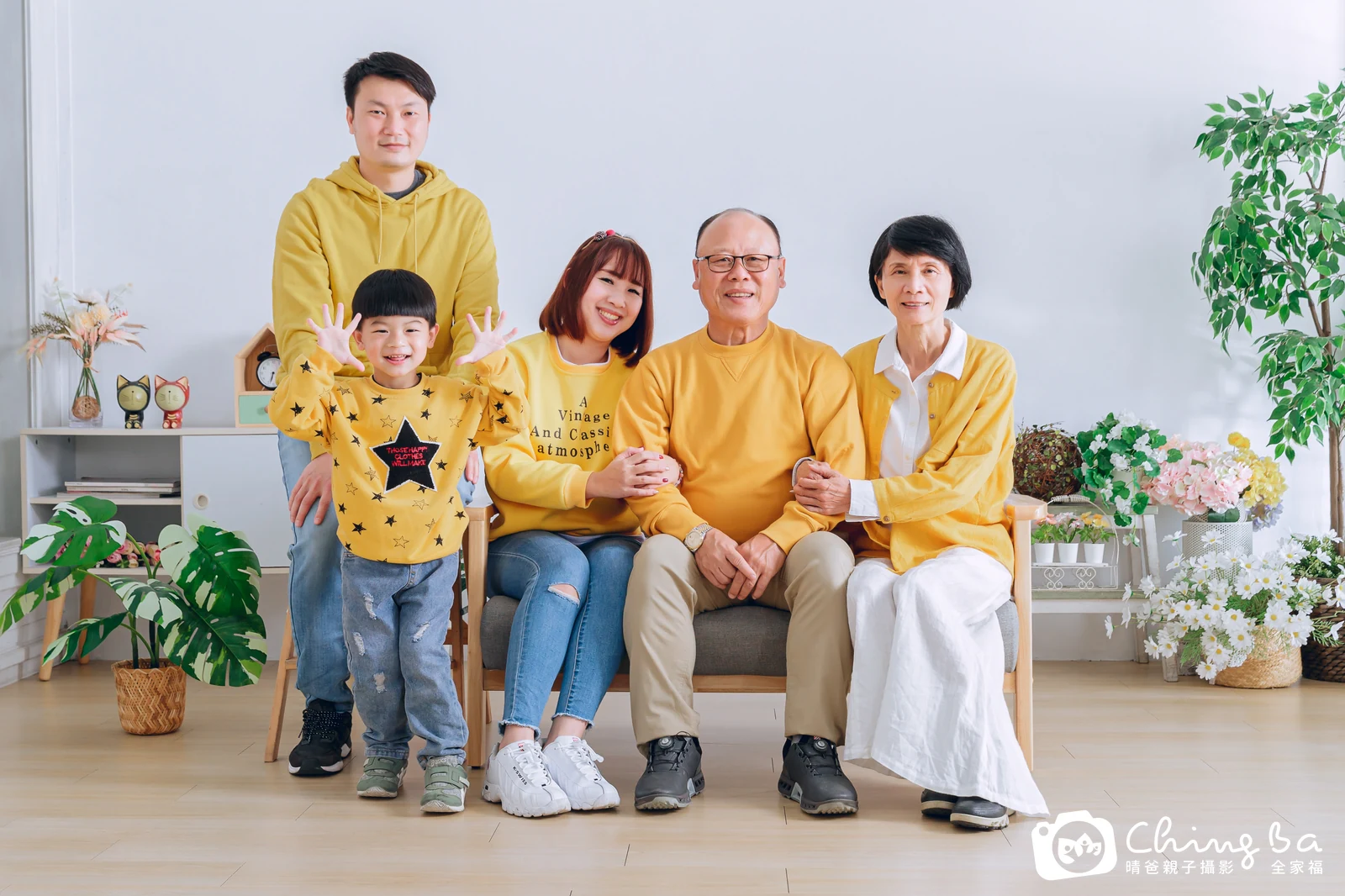 台中家族全家福攝影|三代同堂