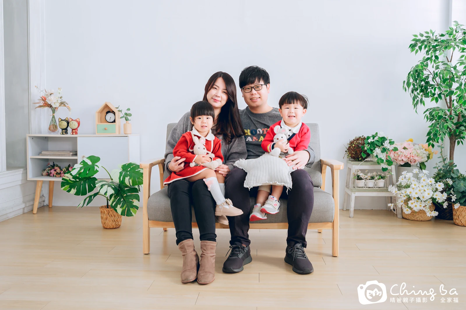 家族全家福作品｜2022 年冬季｜晴爸親子攝影
