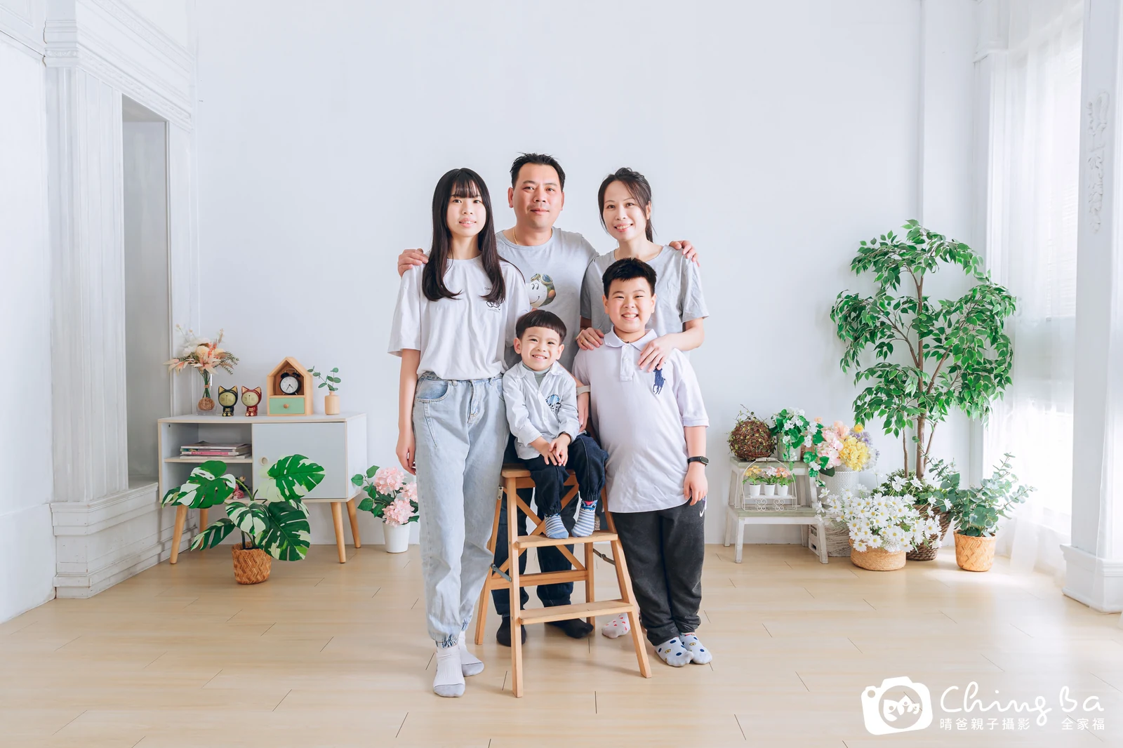 家族合照——晴爸親子攝影