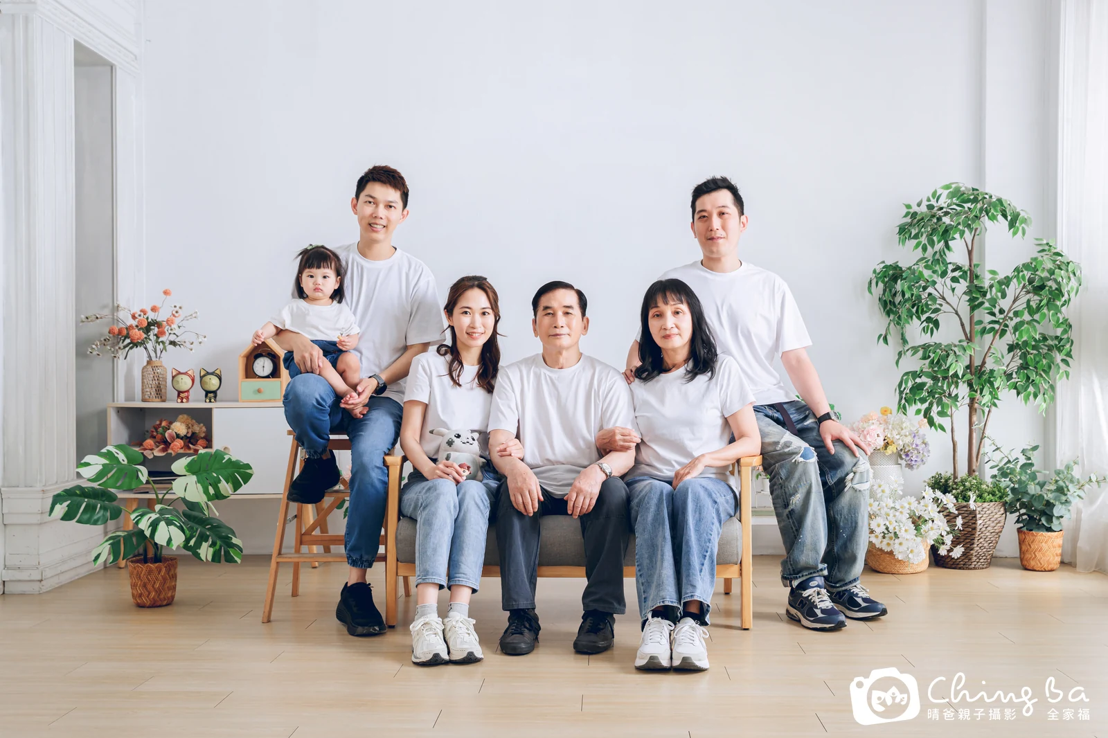 家族全家福作品｜2026 年春季｜晴爸親子攝影