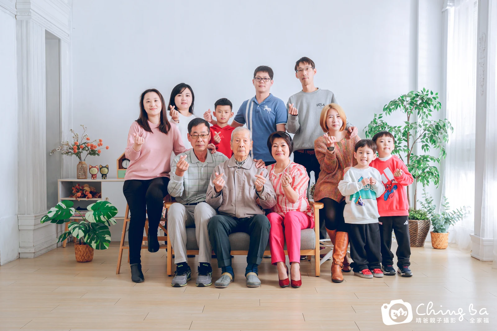 台中家族全家福攝影|四代同堂