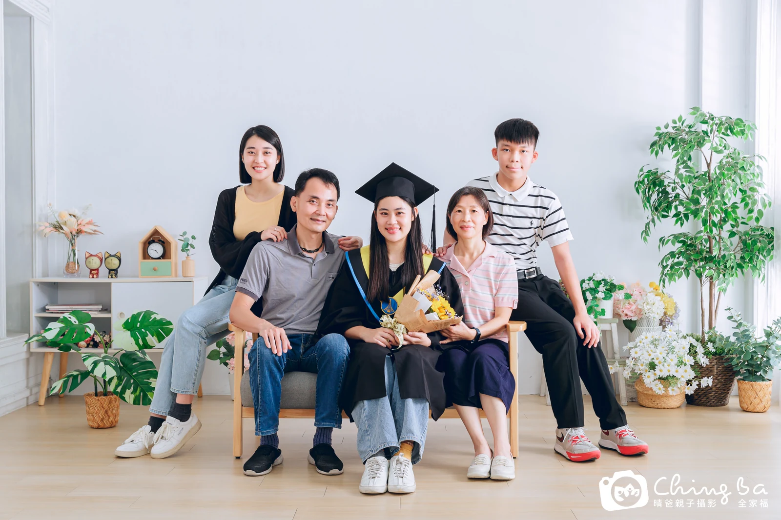 台中家族全家福攝影|兩代