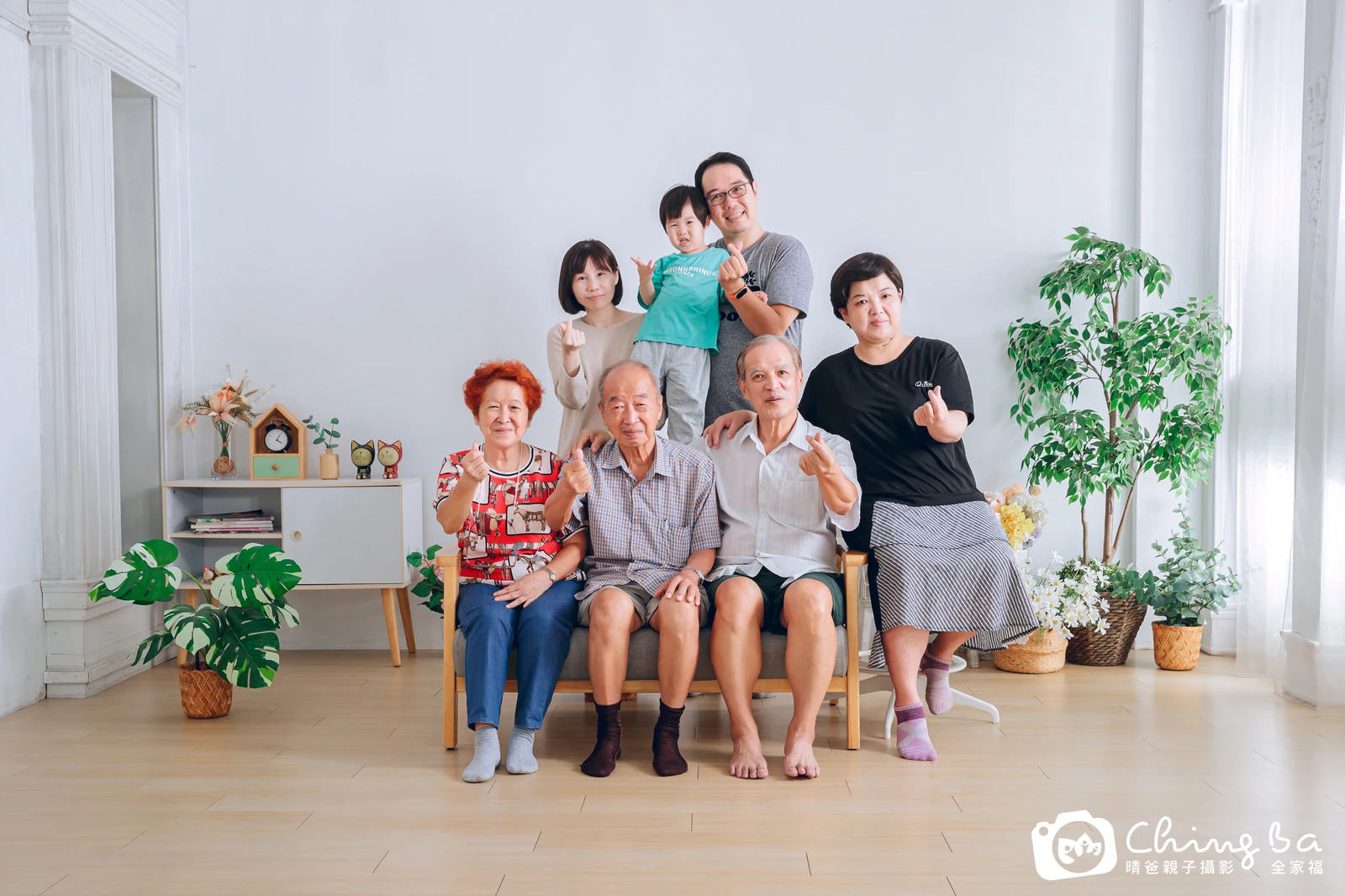 家族全家福作品｜2024 年秋季｜晴爸親子攝影