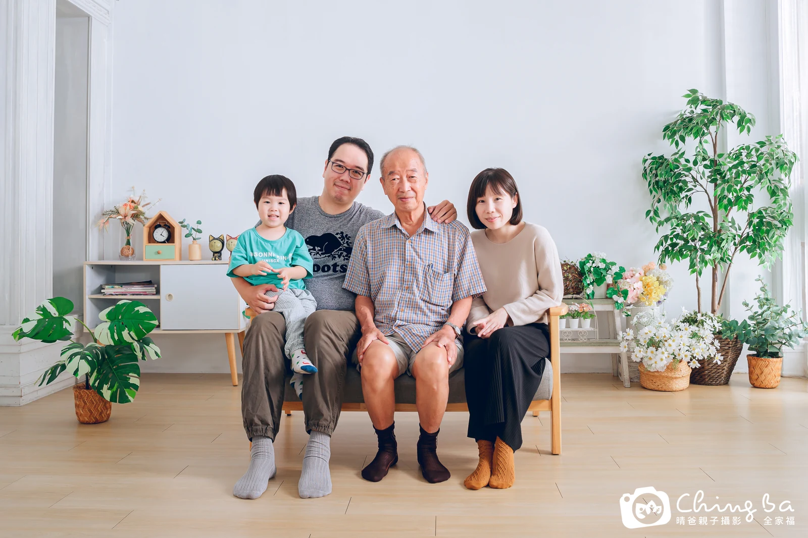 家族合照——晴爸親子攝影