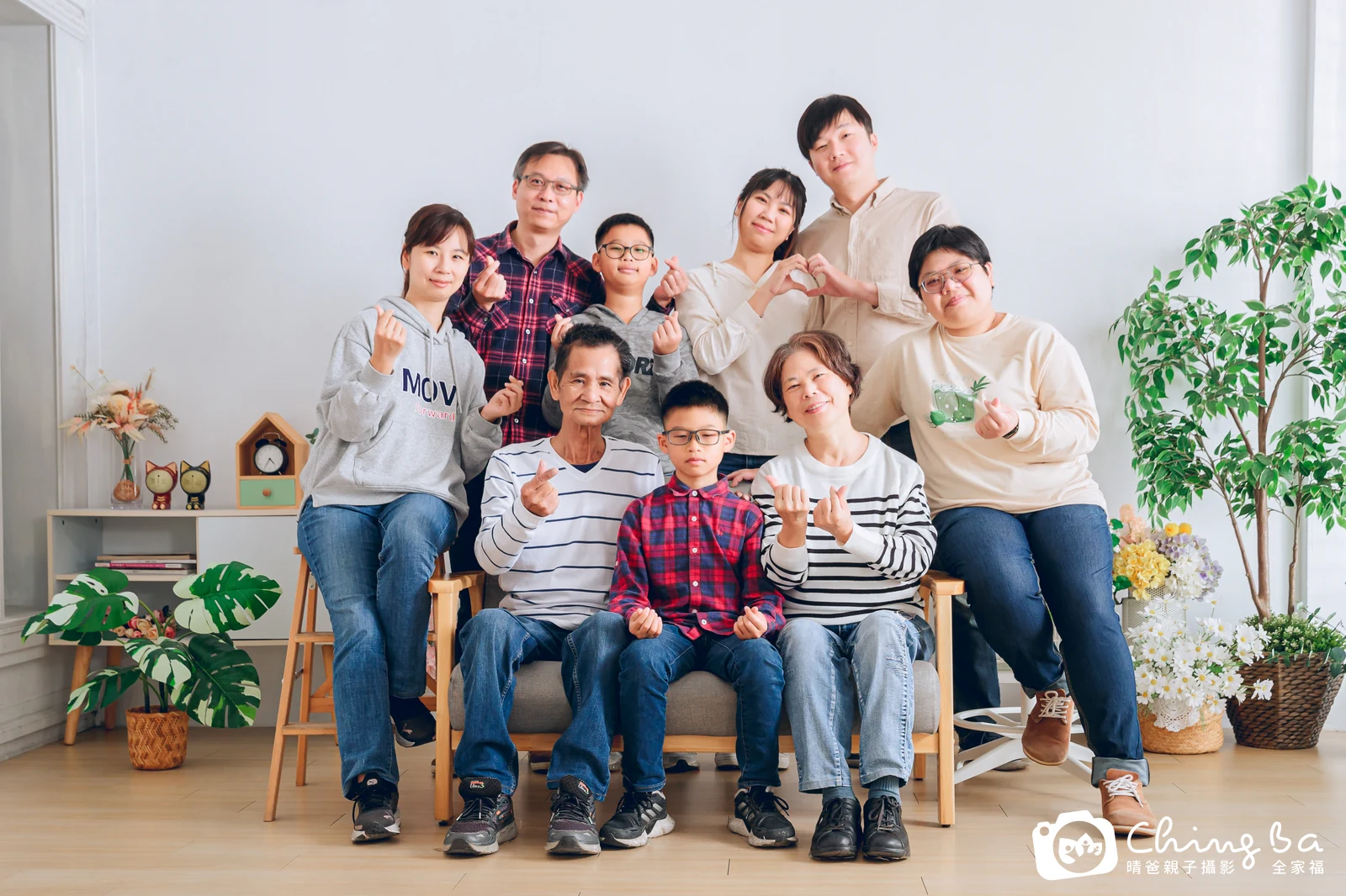 家族全家福作品｜2024 年春季｜晴爸親子攝影