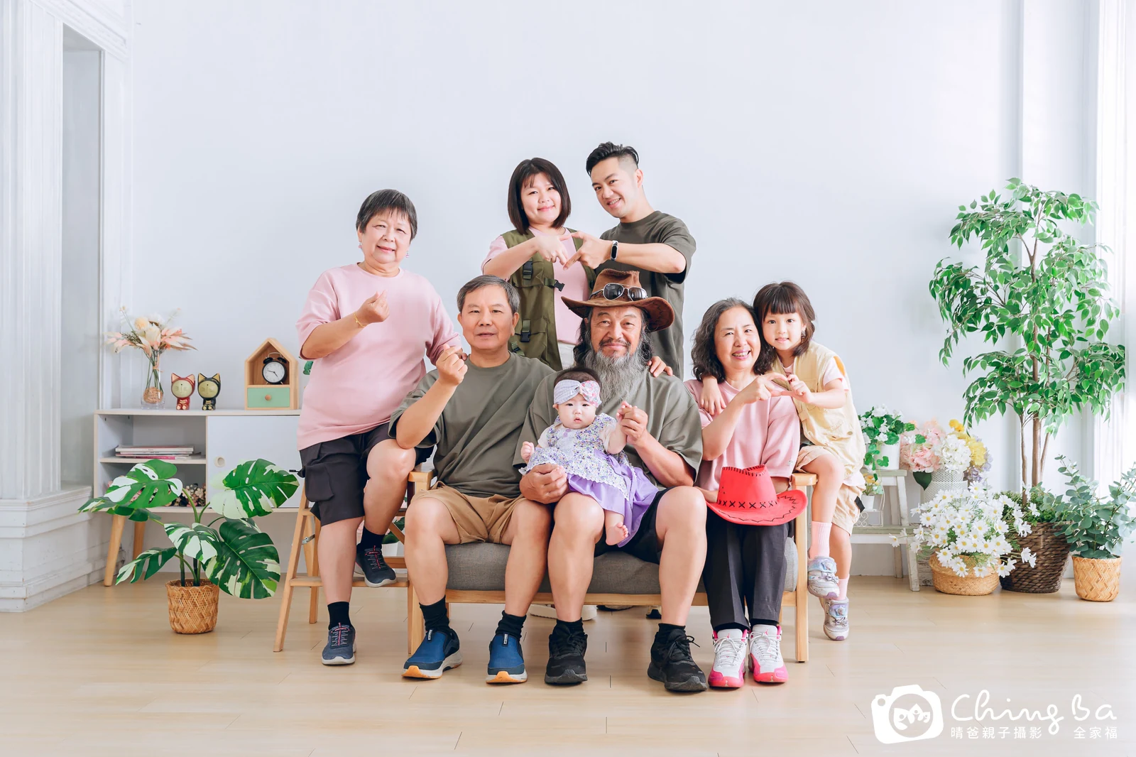 台中家族全家福攝影｜三代同堂