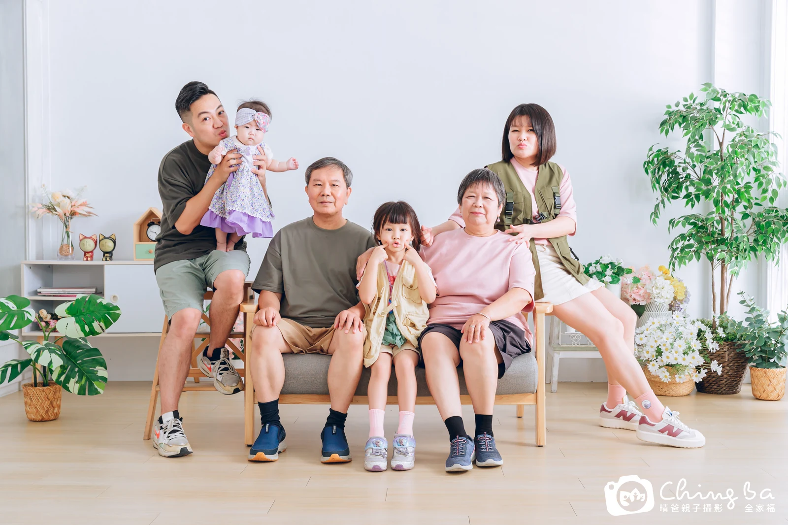 台中家族全家福攝影｜三代同堂
