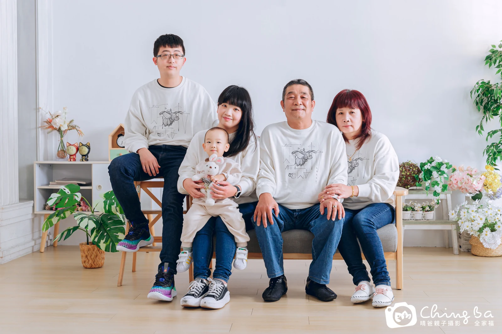 台中家族全家福攝影|三代同堂