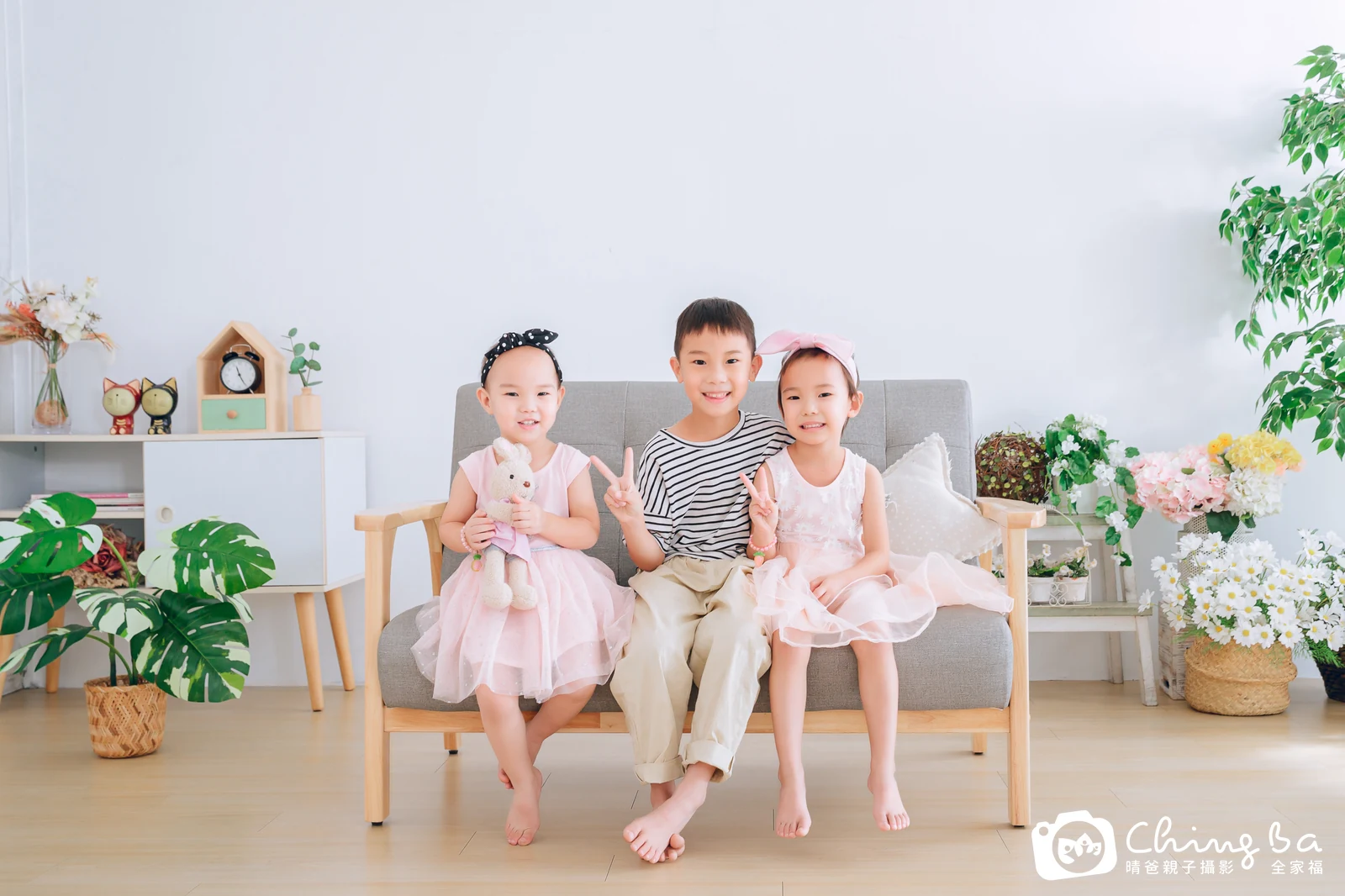 小家庭的全家福｜台中家族全家福｜晴爸親子攝影