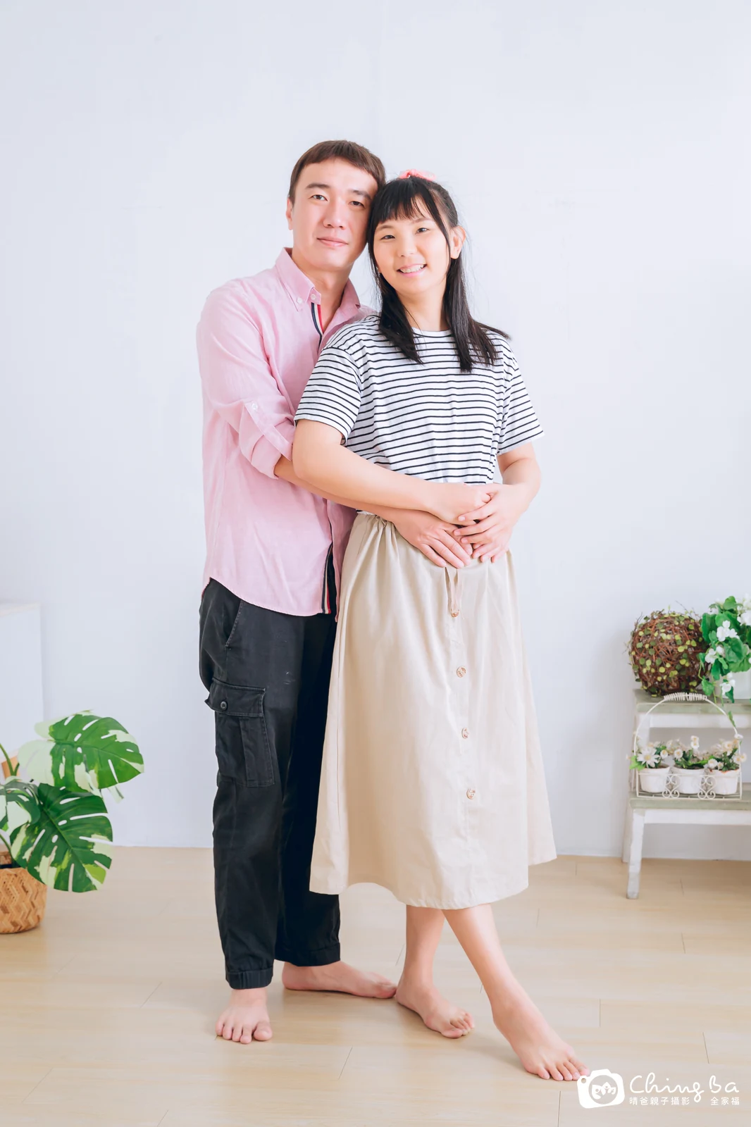 台中攝影棚的家族全家福紀念照