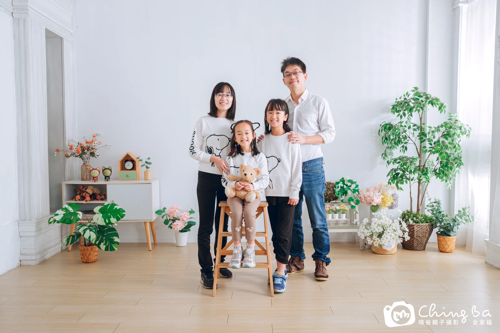 家族合照——晴爸親子攝影