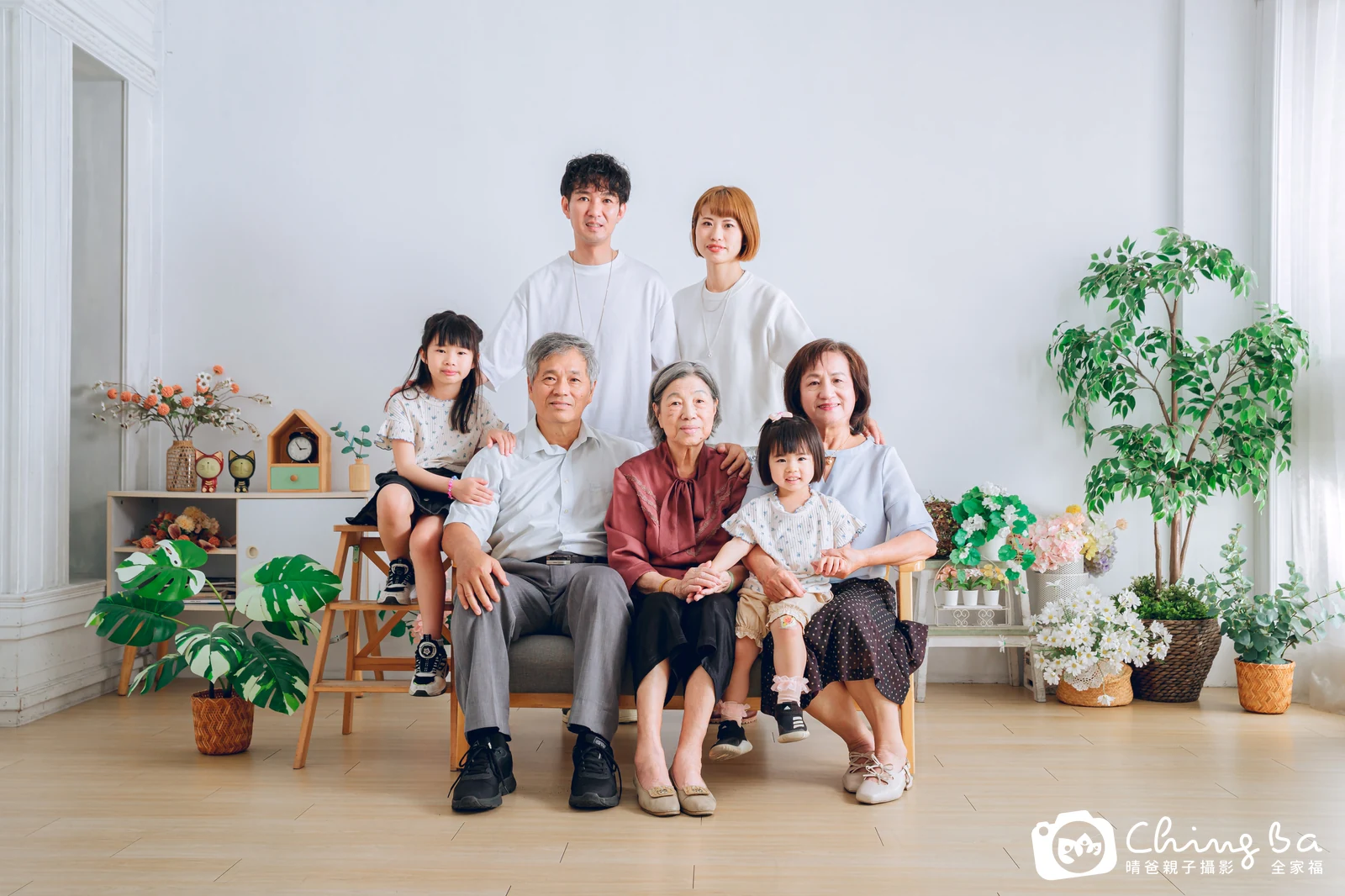 家族全家福作品｜2026 年母親節｜晴爸親子攝影
