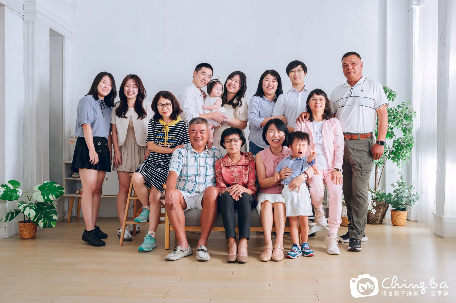 家族全家福作品｜2024 年秋季｜晴爸親子攝影