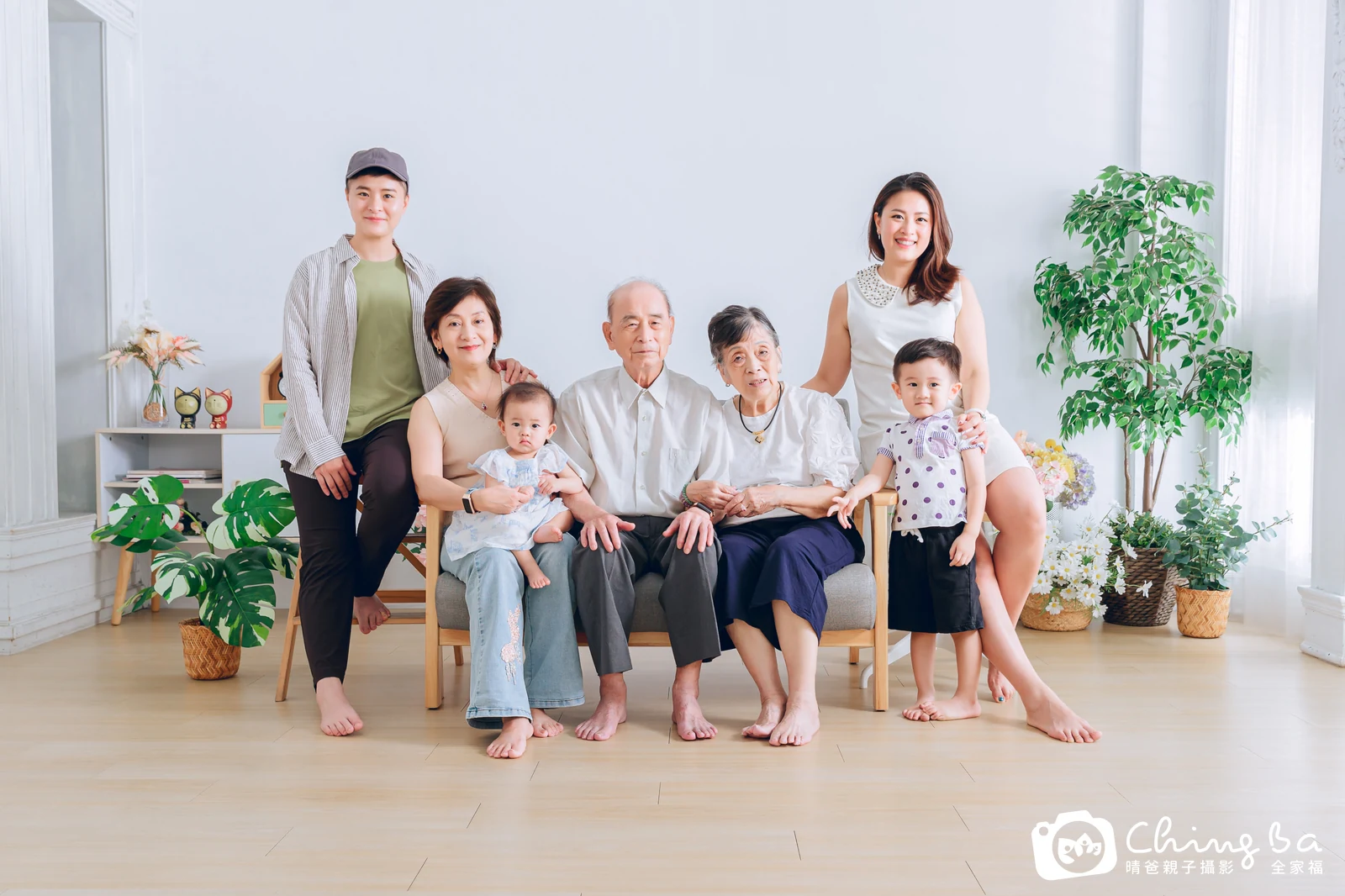 台中家族全家福攝影|四代同堂