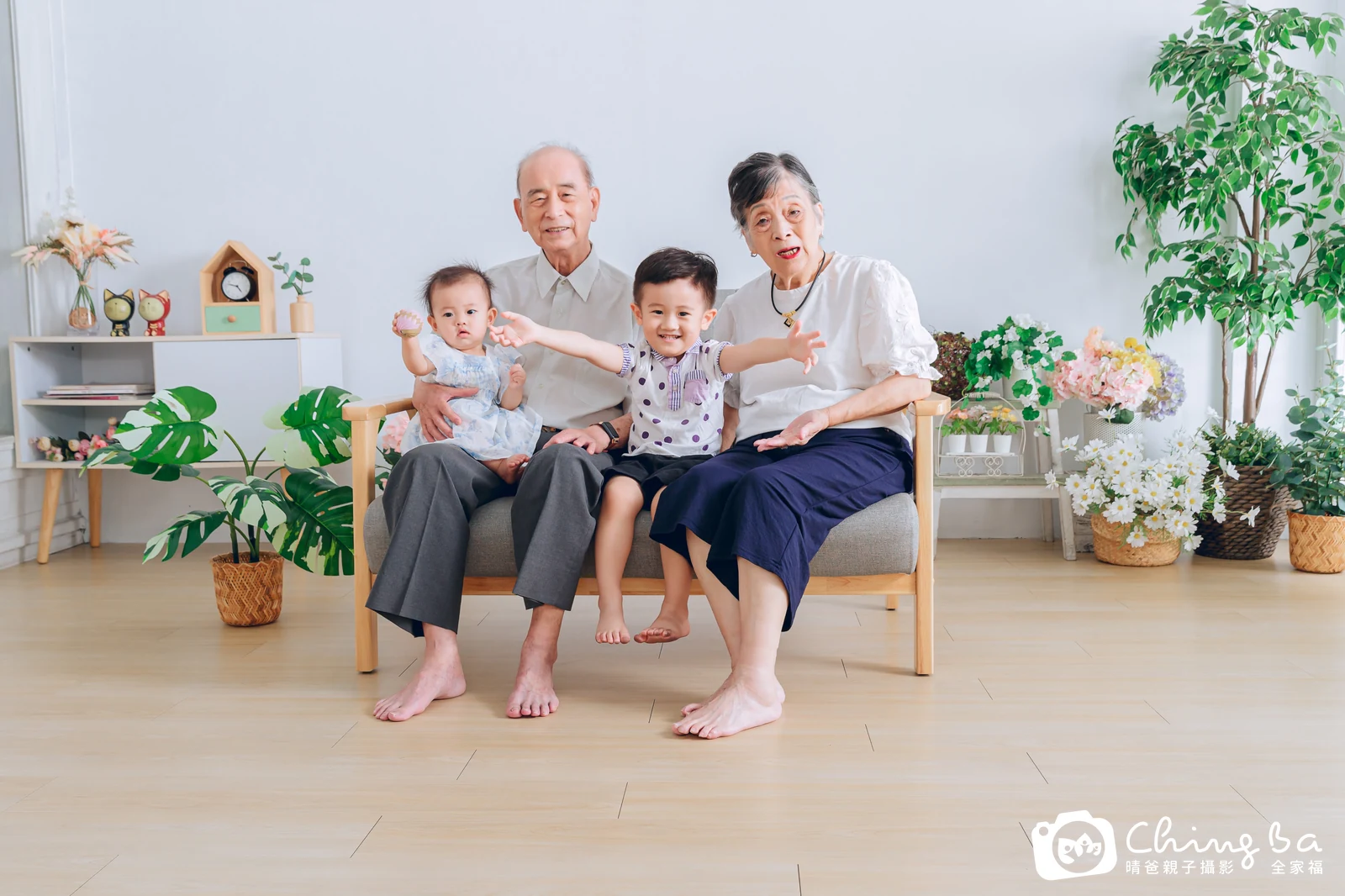 台中家族全家福攝影|四代同堂