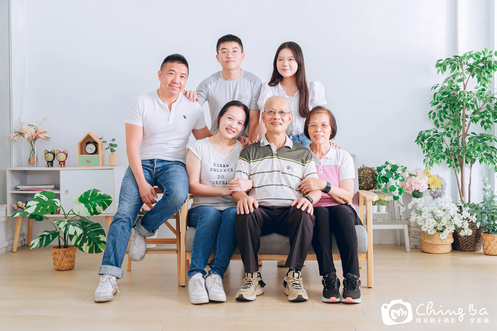 家族合照——晴爸親子攝影