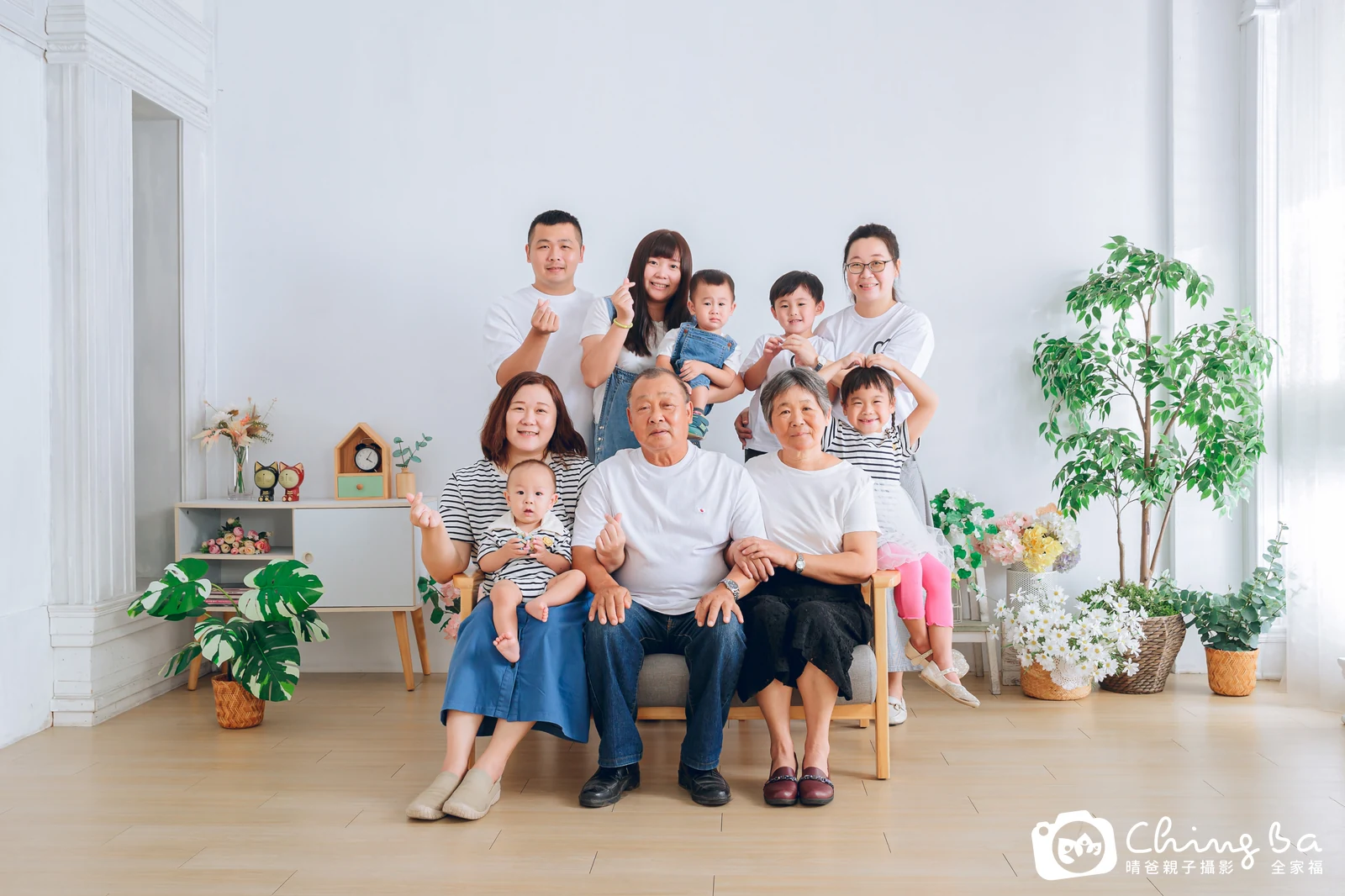 家族全家福作品|2024 年秋季|晴爸親子攝影