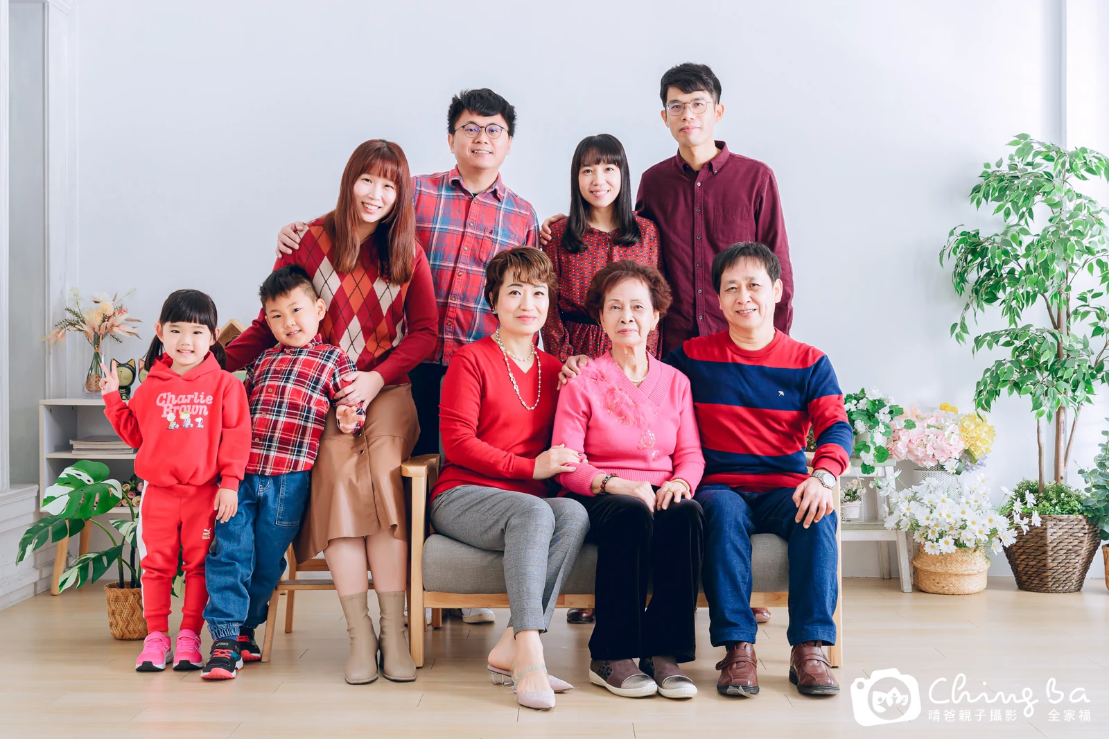 家族全家福作品｜2023 年新春｜晴爸親子攝影