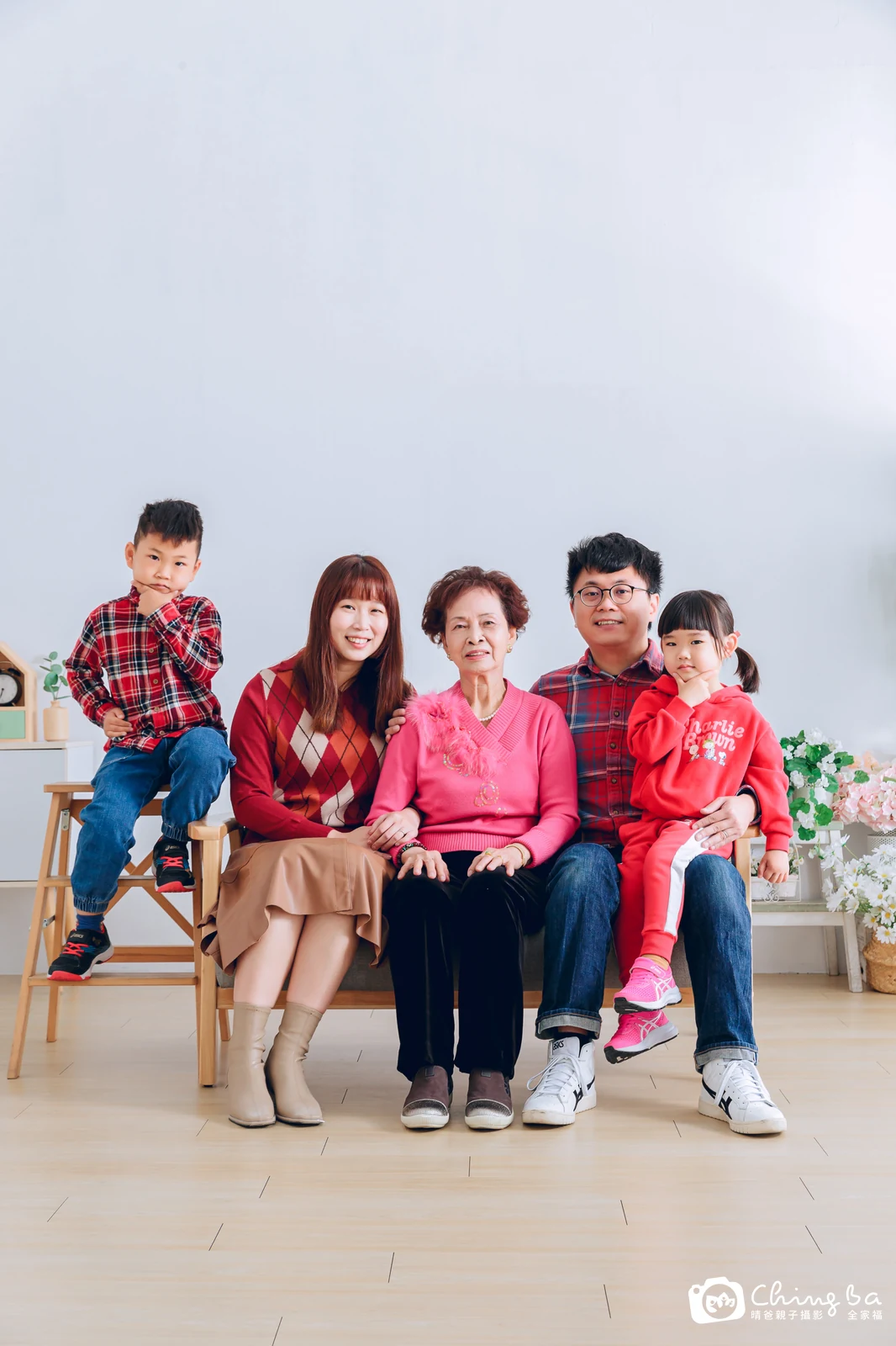 台中家族全家福攝影｜四代同堂