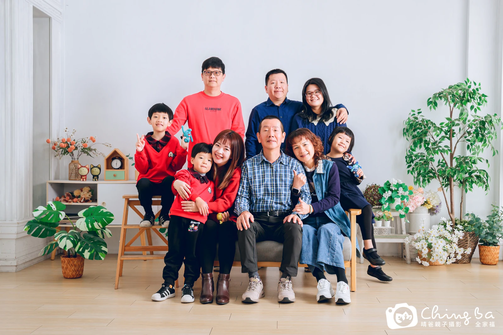 台中家族全家福攝影|三代同堂