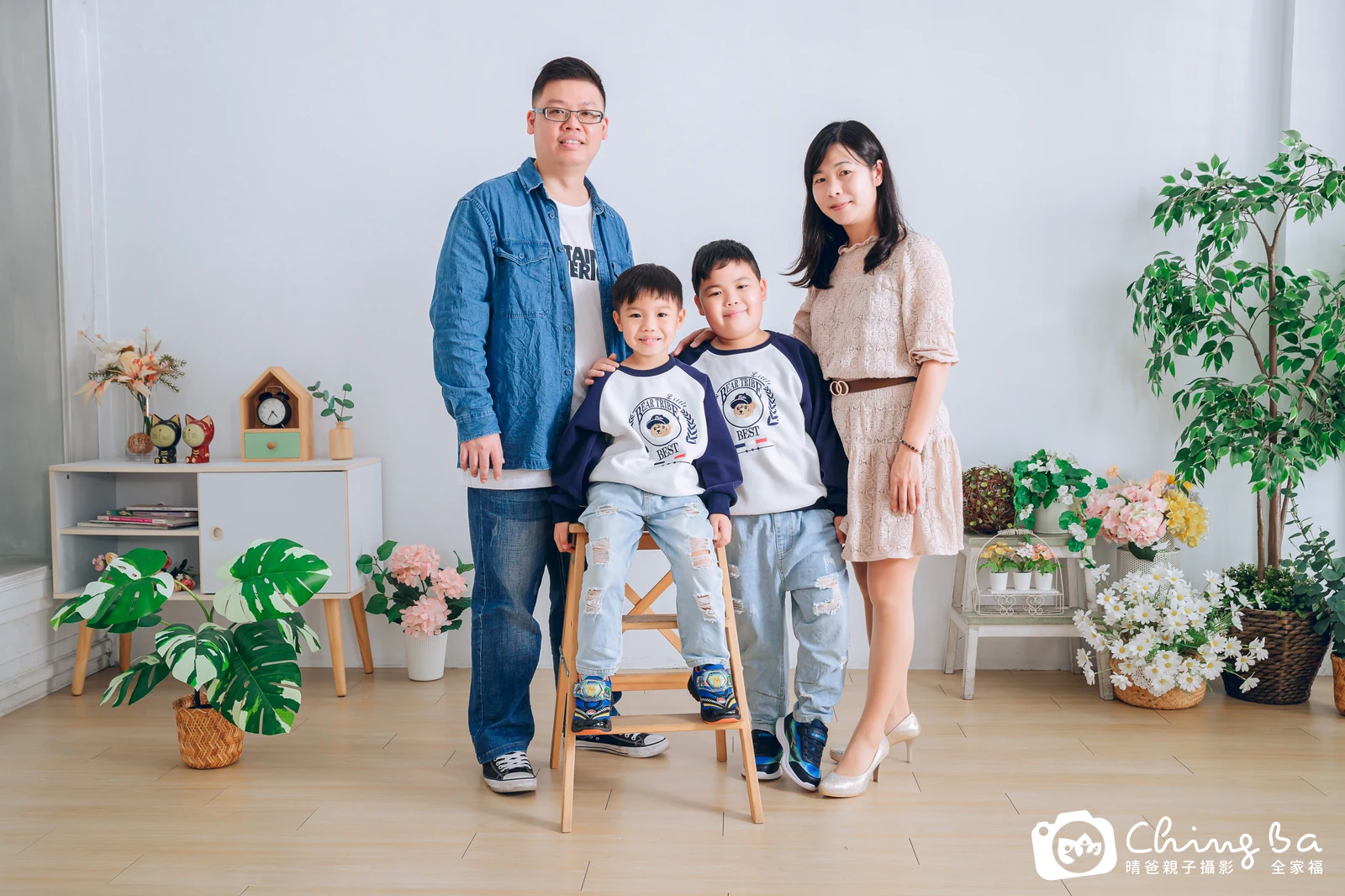 家族合照——晴爸親子攝影
