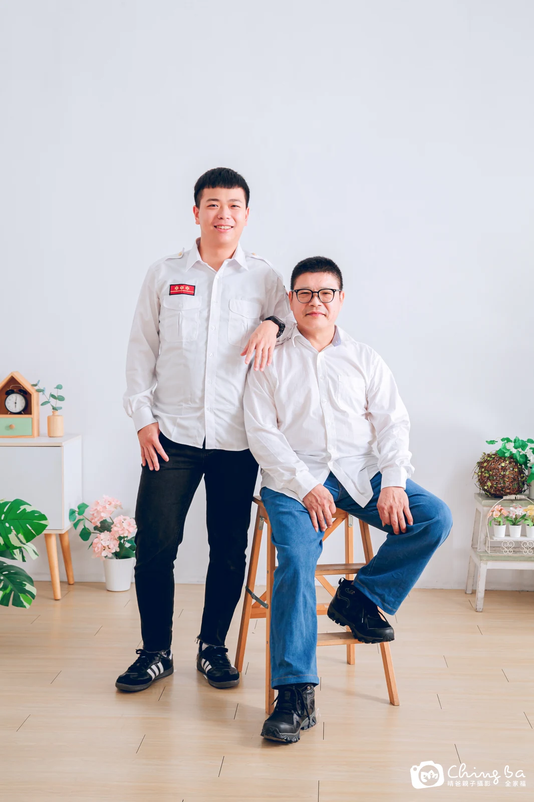 台中攝影棚的家族全家福紀念照