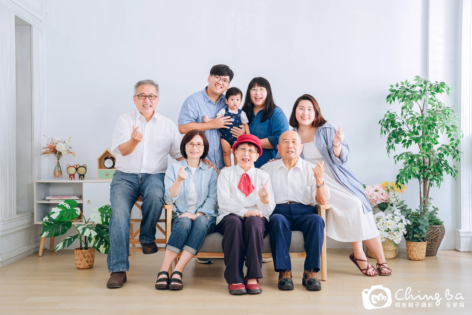 家族全家福作品｜2022 年秋季｜晴爸親子攝影