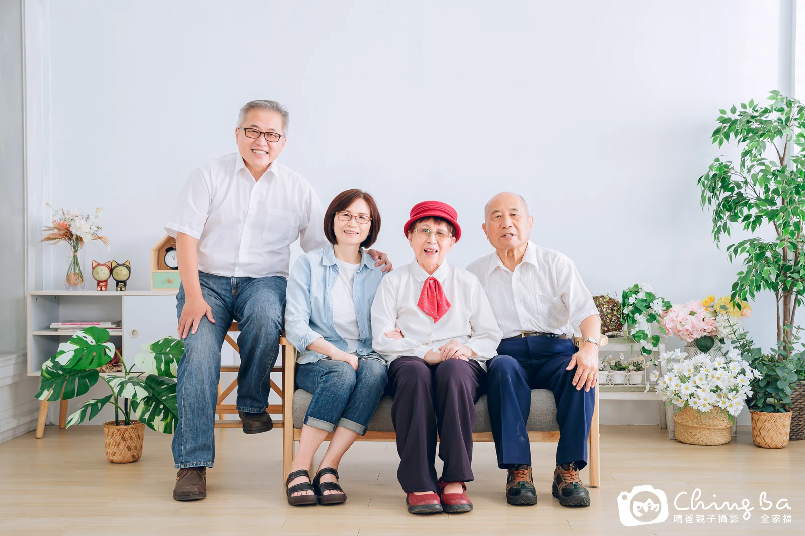 台中家族全家福攝影|四代同堂