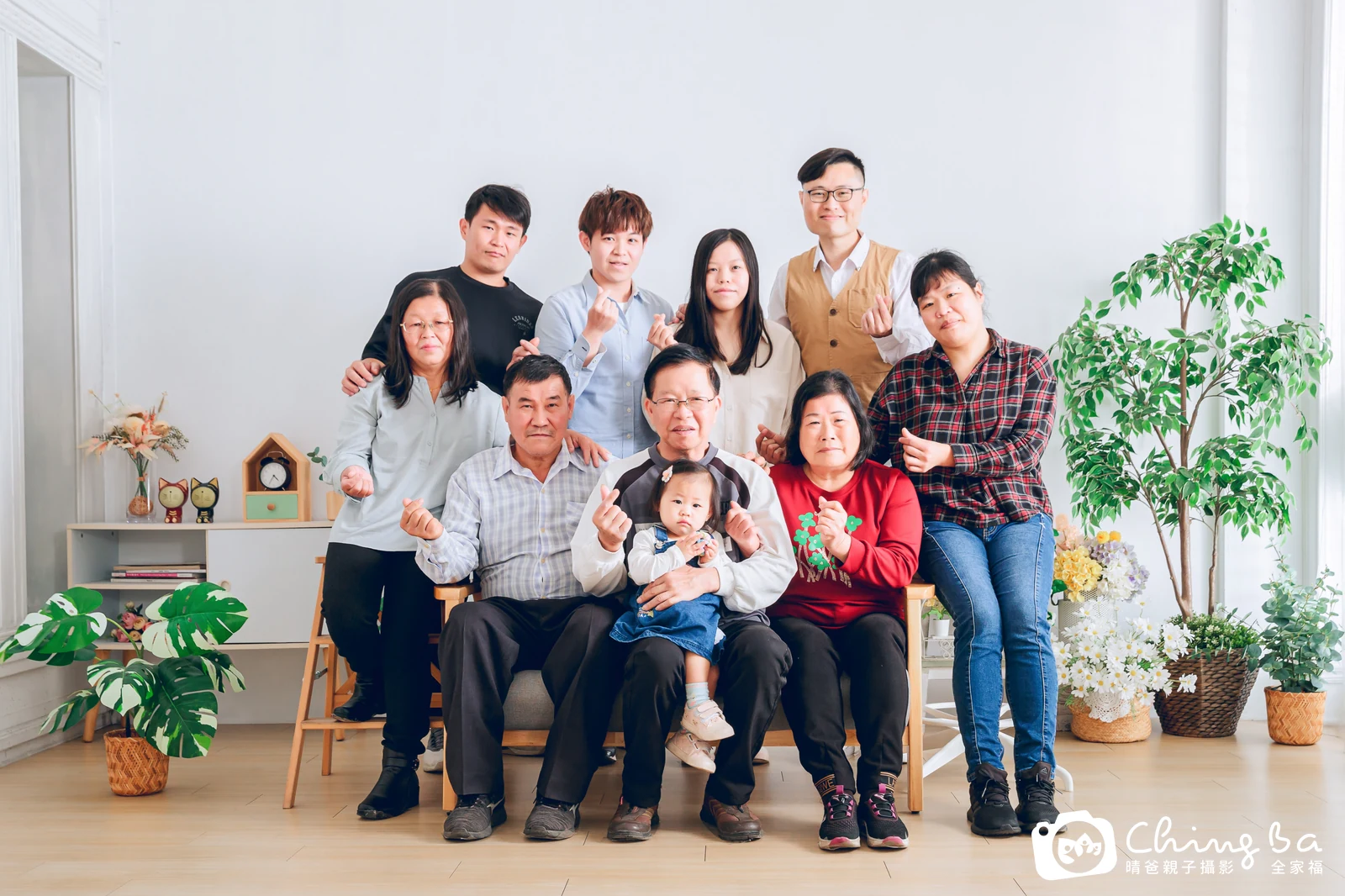 家族全家福作品|2024 年春季|晴爸親子攝影