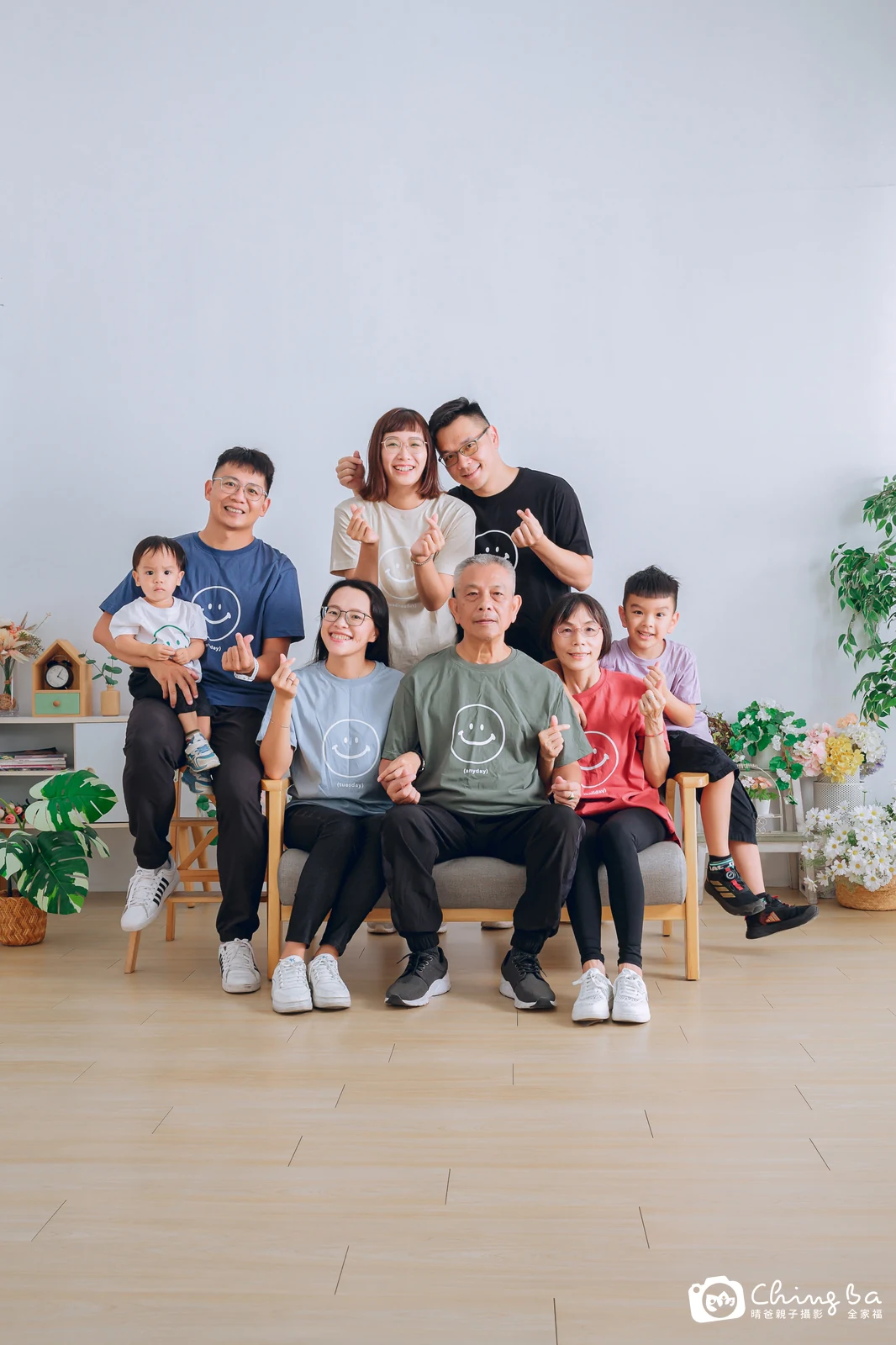 台中家族全家福攝影｜三代同堂