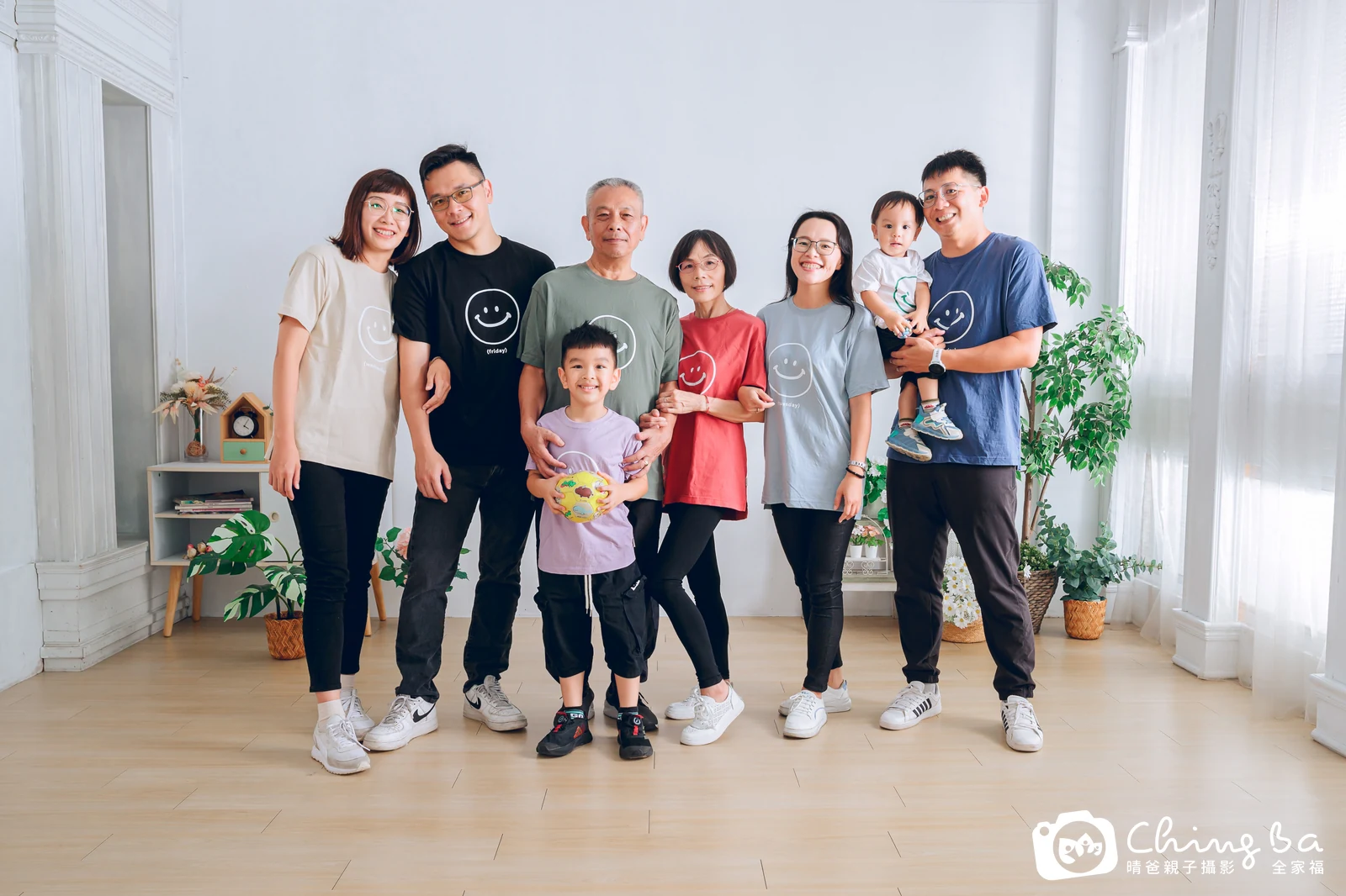家族合照——晴爸親子攝影
