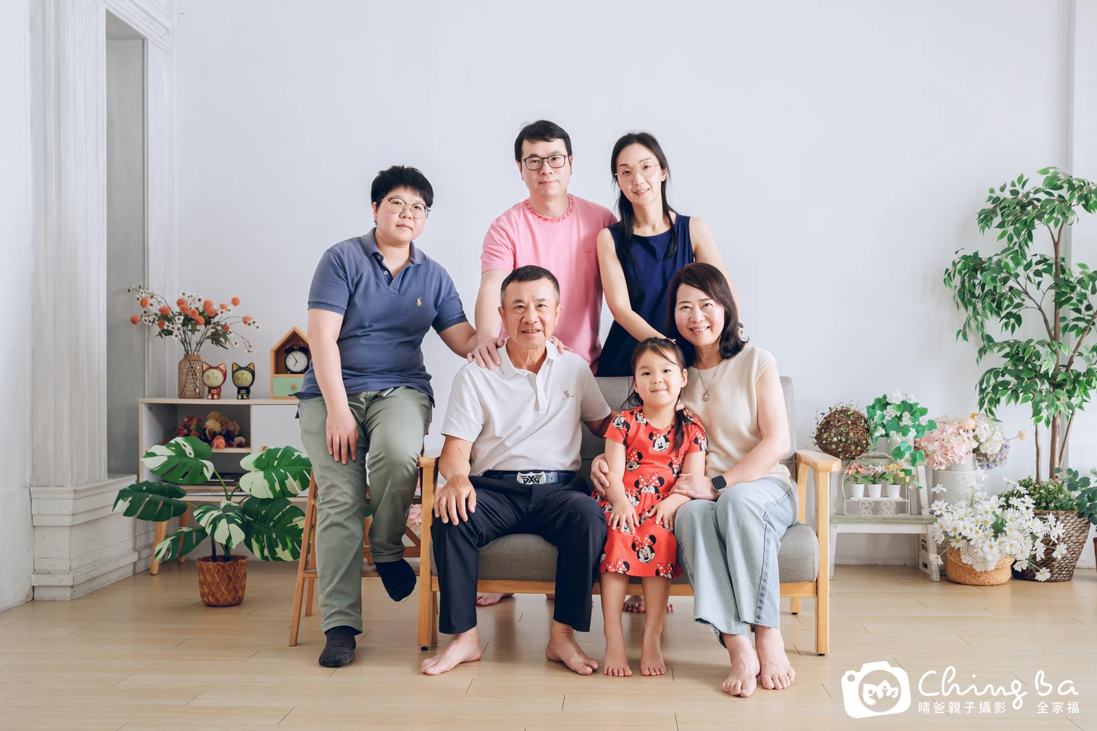家族全家福作品｜2026 年夏季｜晴爸親子攝影