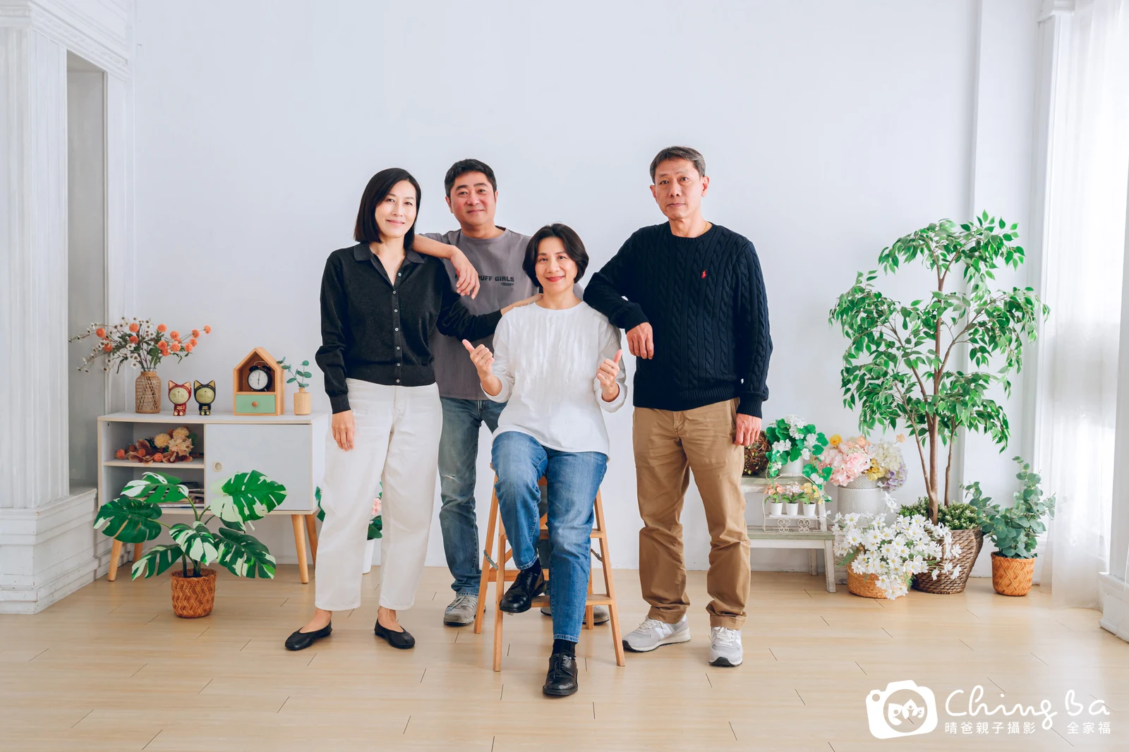 家族合照——晴爸親子攝影