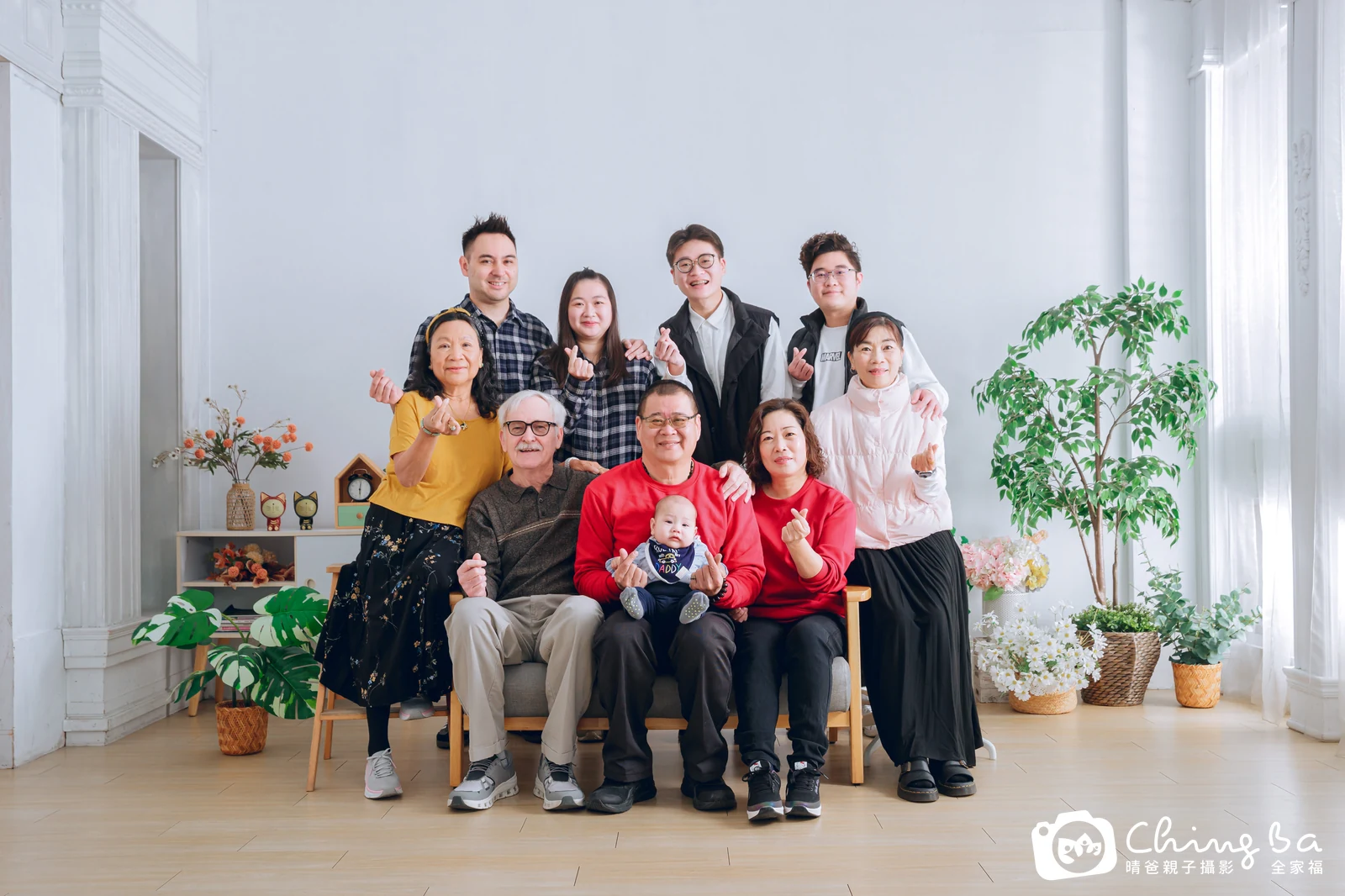 台中家族全家福攝影|三代同堂
