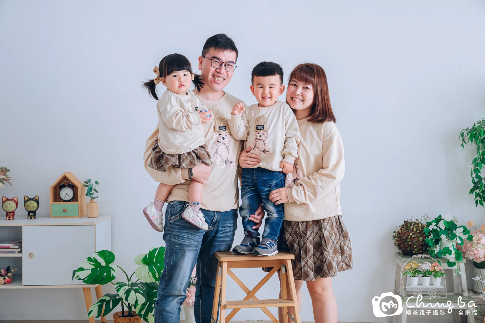台中家族全家福攝影|兩代