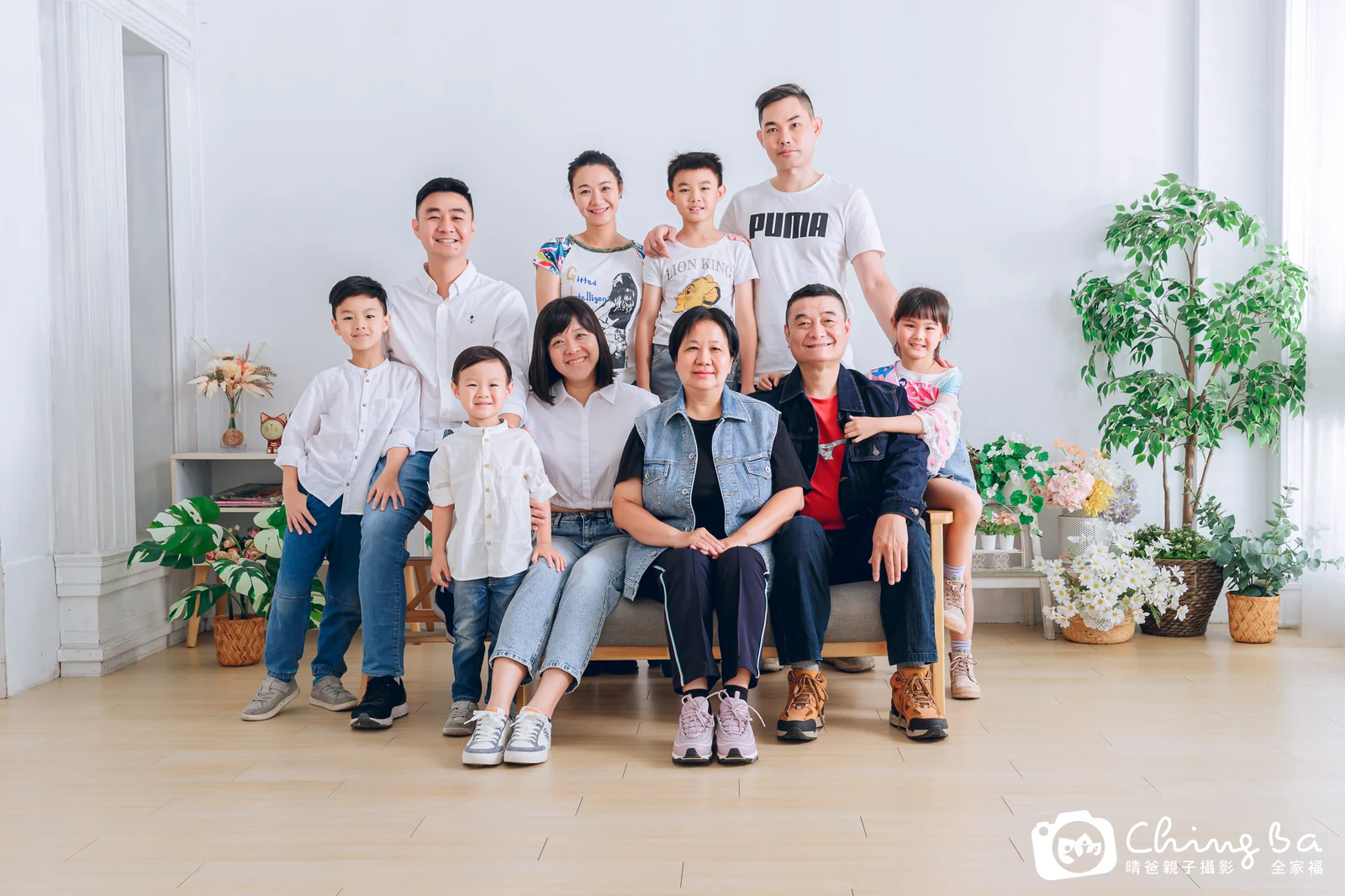 家族全家福作品｜2024 年母親節｜晴爸親子攝影