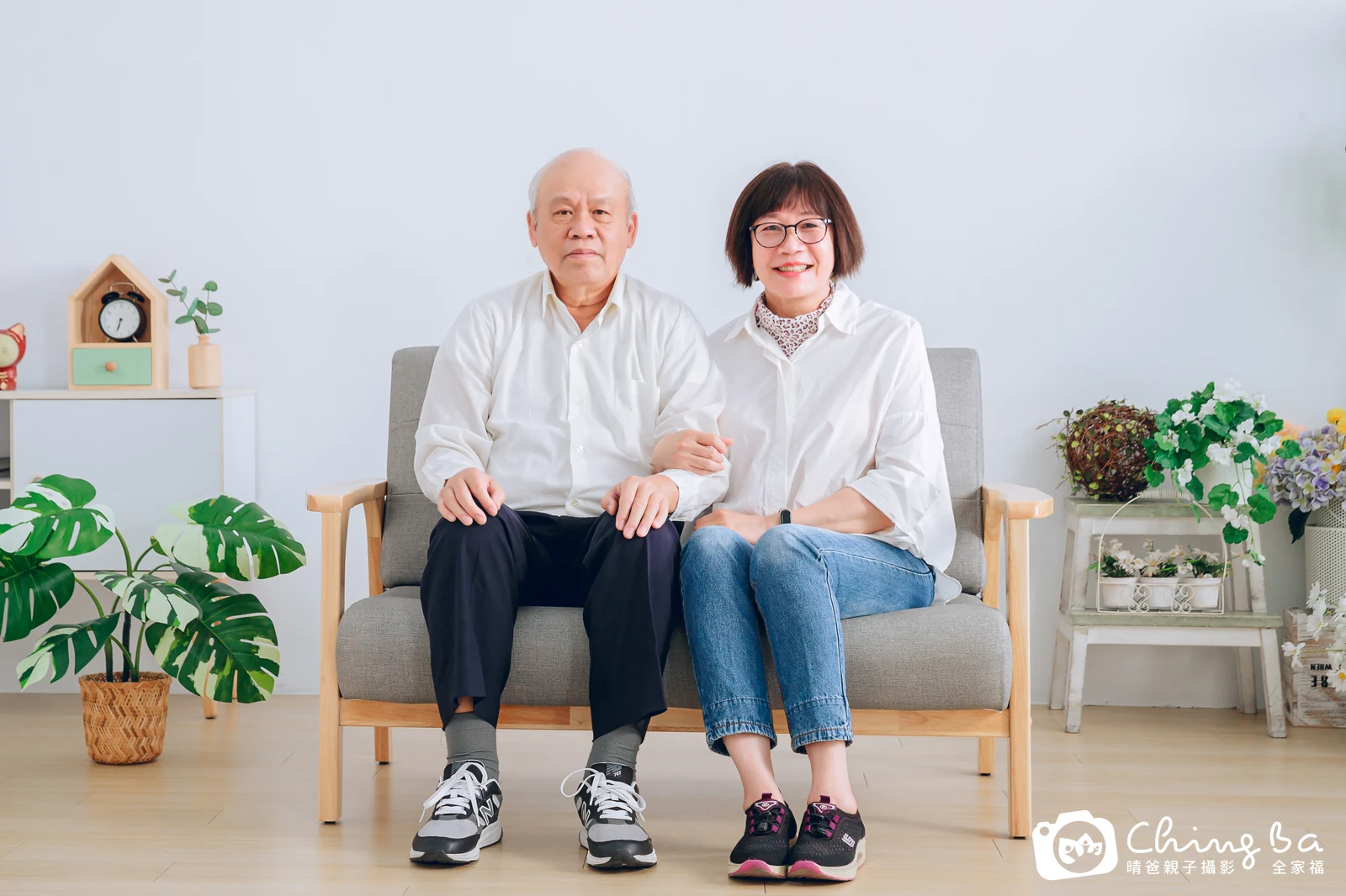 台中攝影棚的家族全家福紀念照