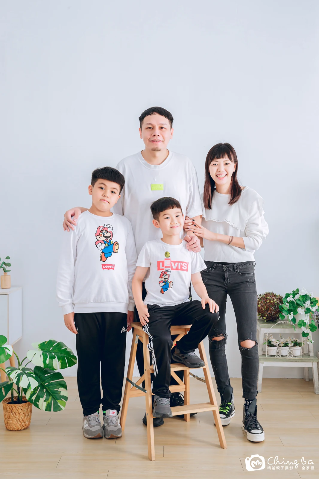 家族合照——晴爸親子攝影