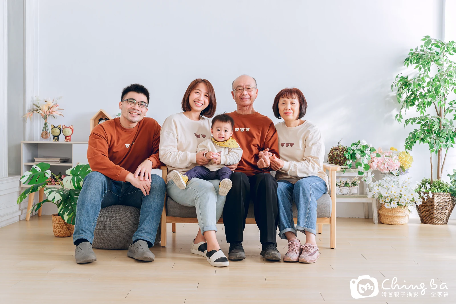 家族合照——晴爸親子攝影