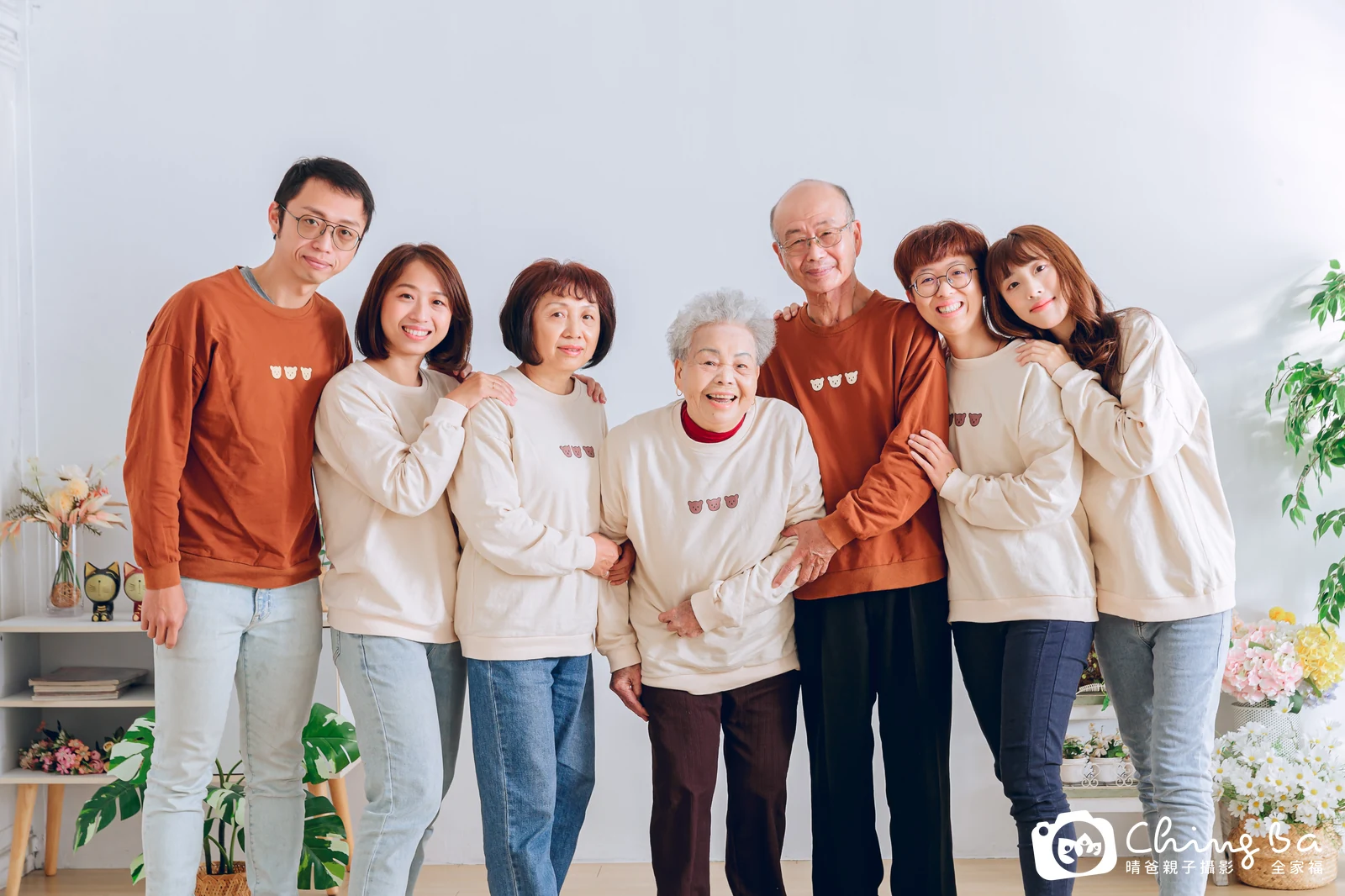家族合照——晴爸親子攝影