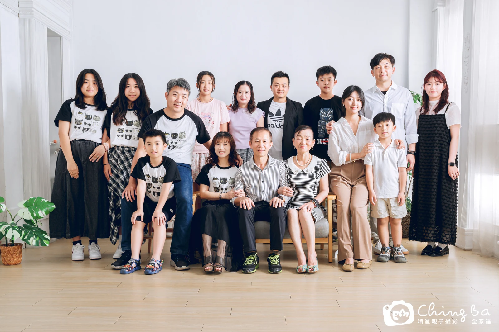 家族全家福作品｜2026 年春季｜晴爸親子攝影