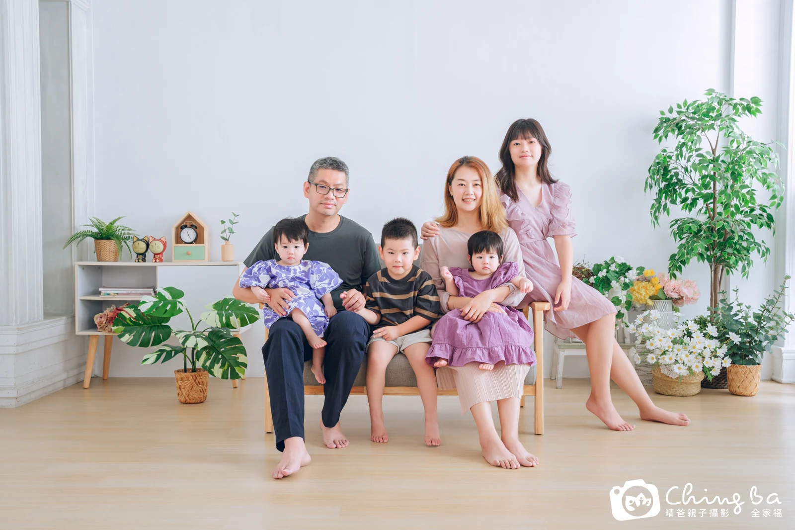 家族全家福作品|2022 年夏季|晴爸親子攝影