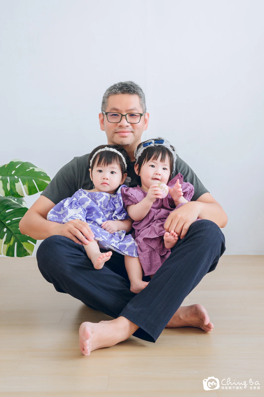 台中攝影棚的家族全家福紀念照