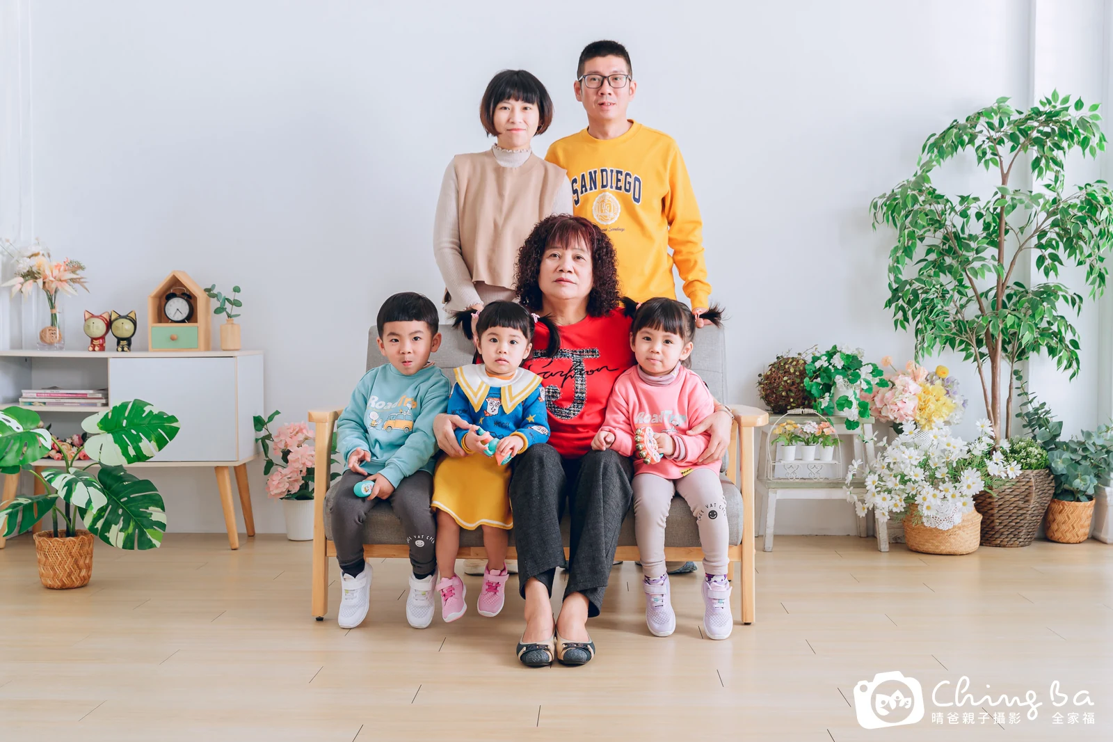 家族合照——晴爸親子攝影