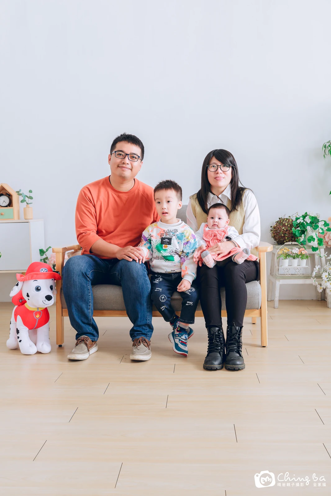 家族合照——晴爸親子攝影