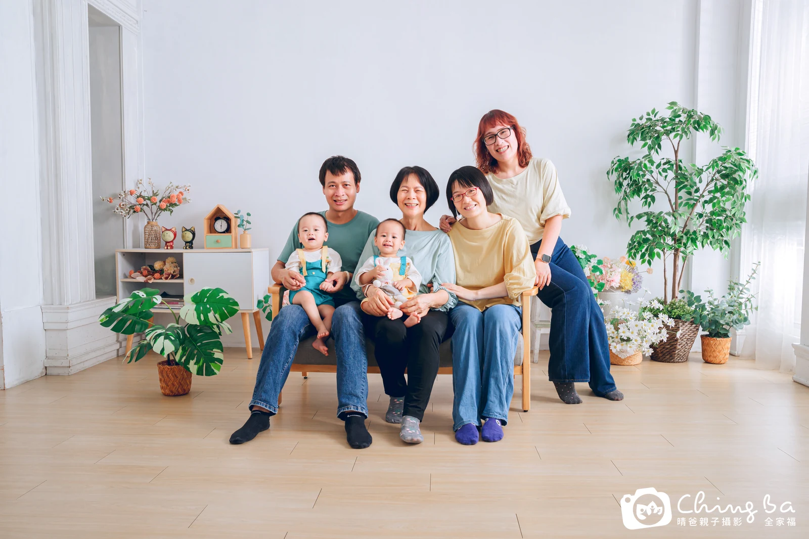 家族全家福作品｜2025 年夏季｜晴爸親子攝影
