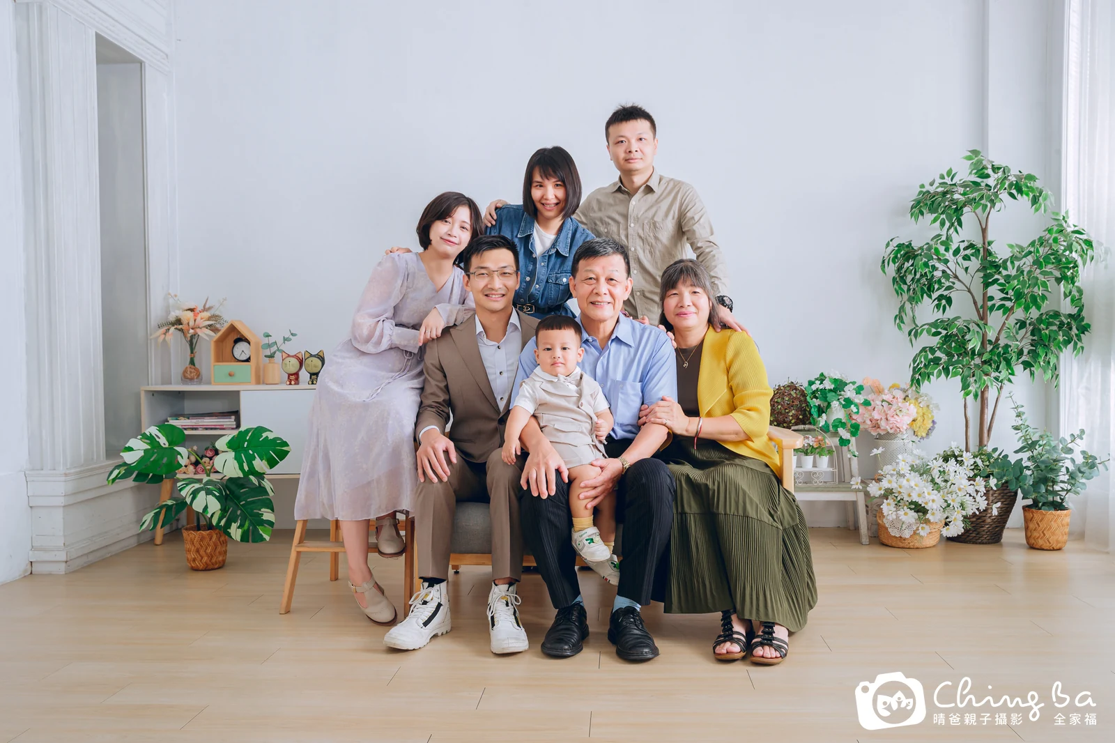 家族全家福作品｜2024 年夏季｜晴爸親子攝影