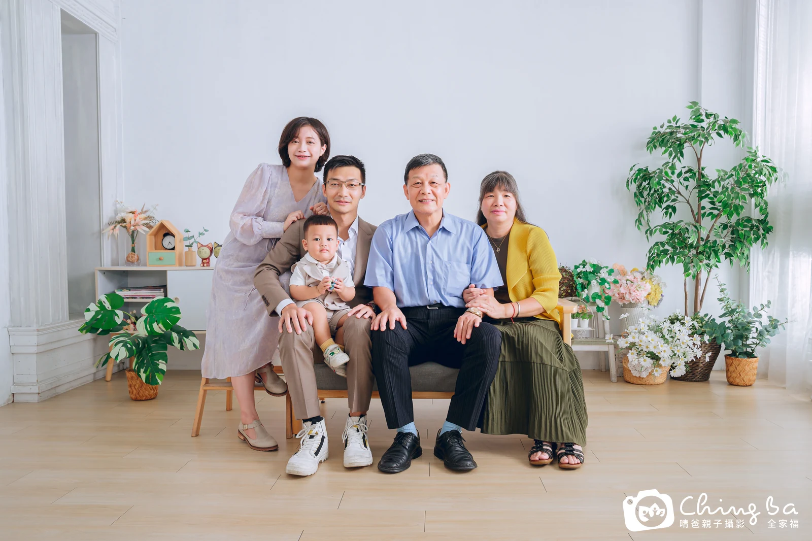 台中家族全家福攝影｜三代同堂