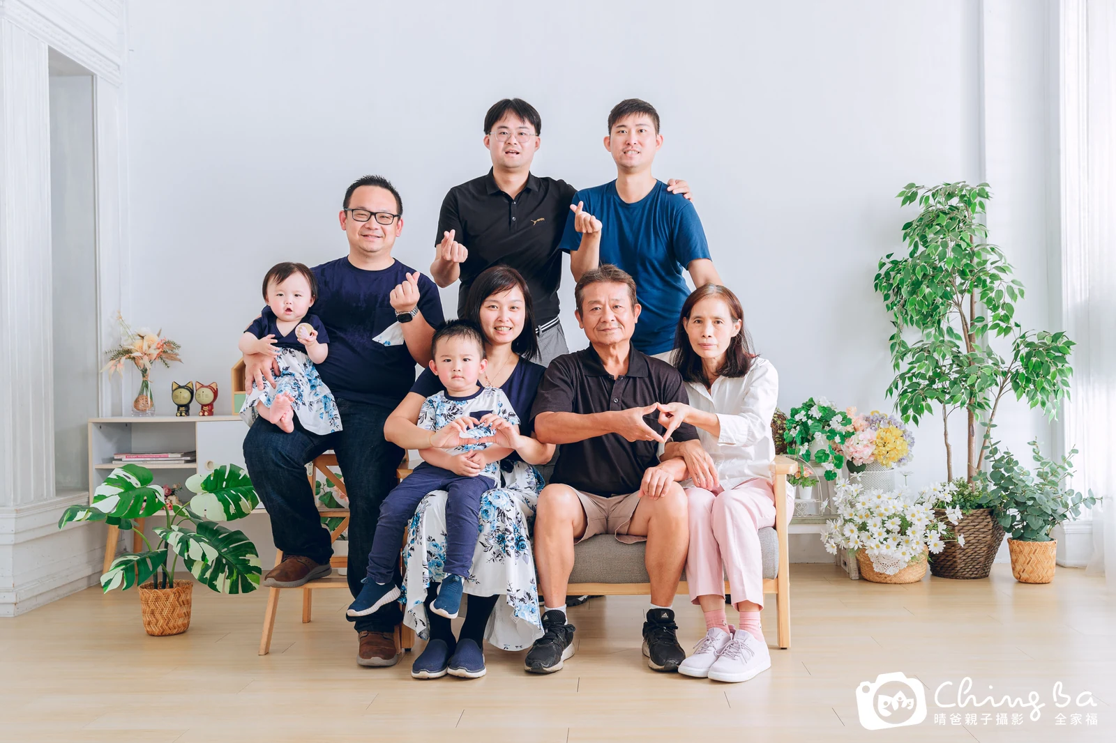 家族全家福作品｜2023 年秋季｜晴爸親子攝影