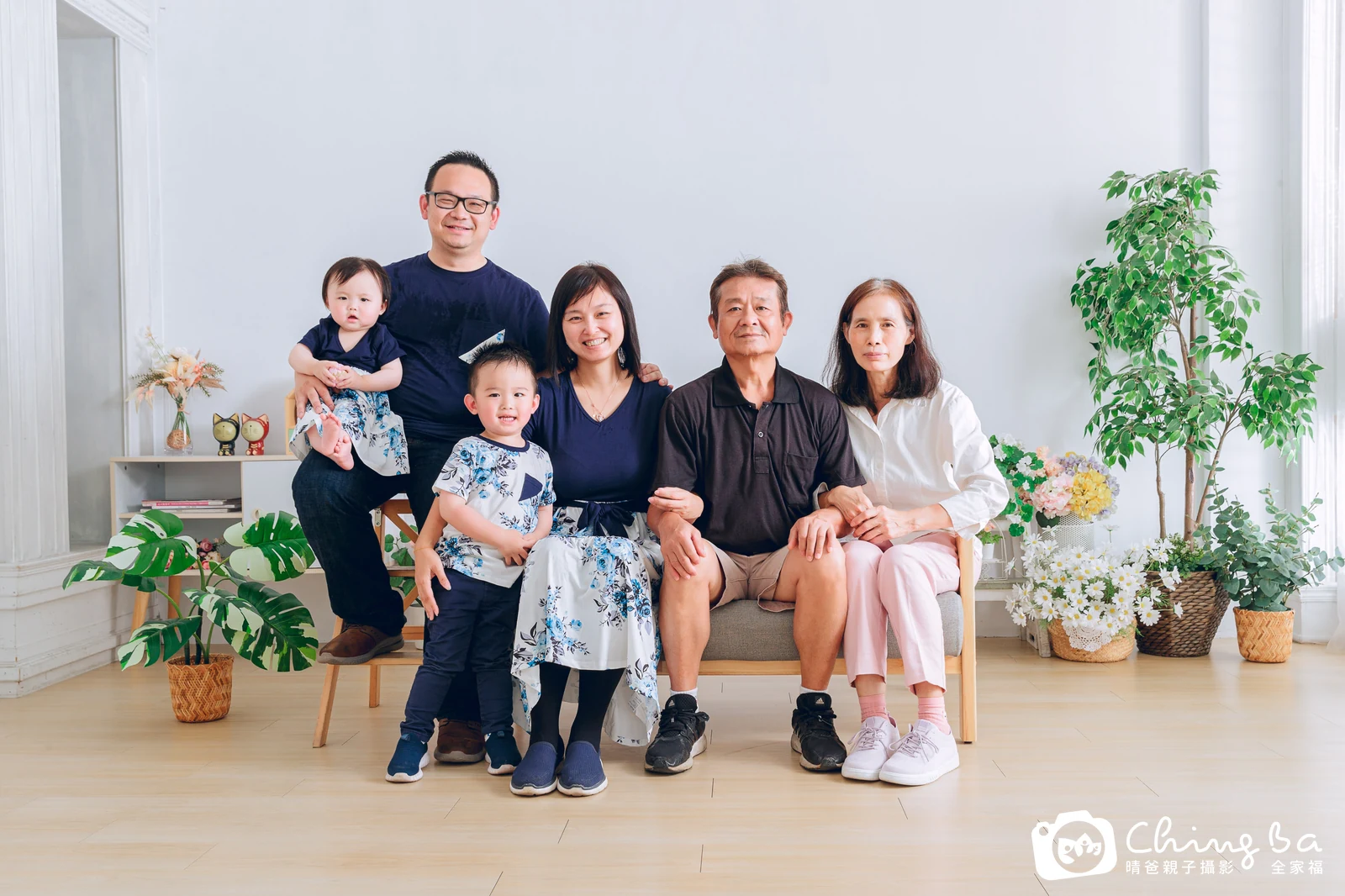 台中家族全家福攝影|三代同堂